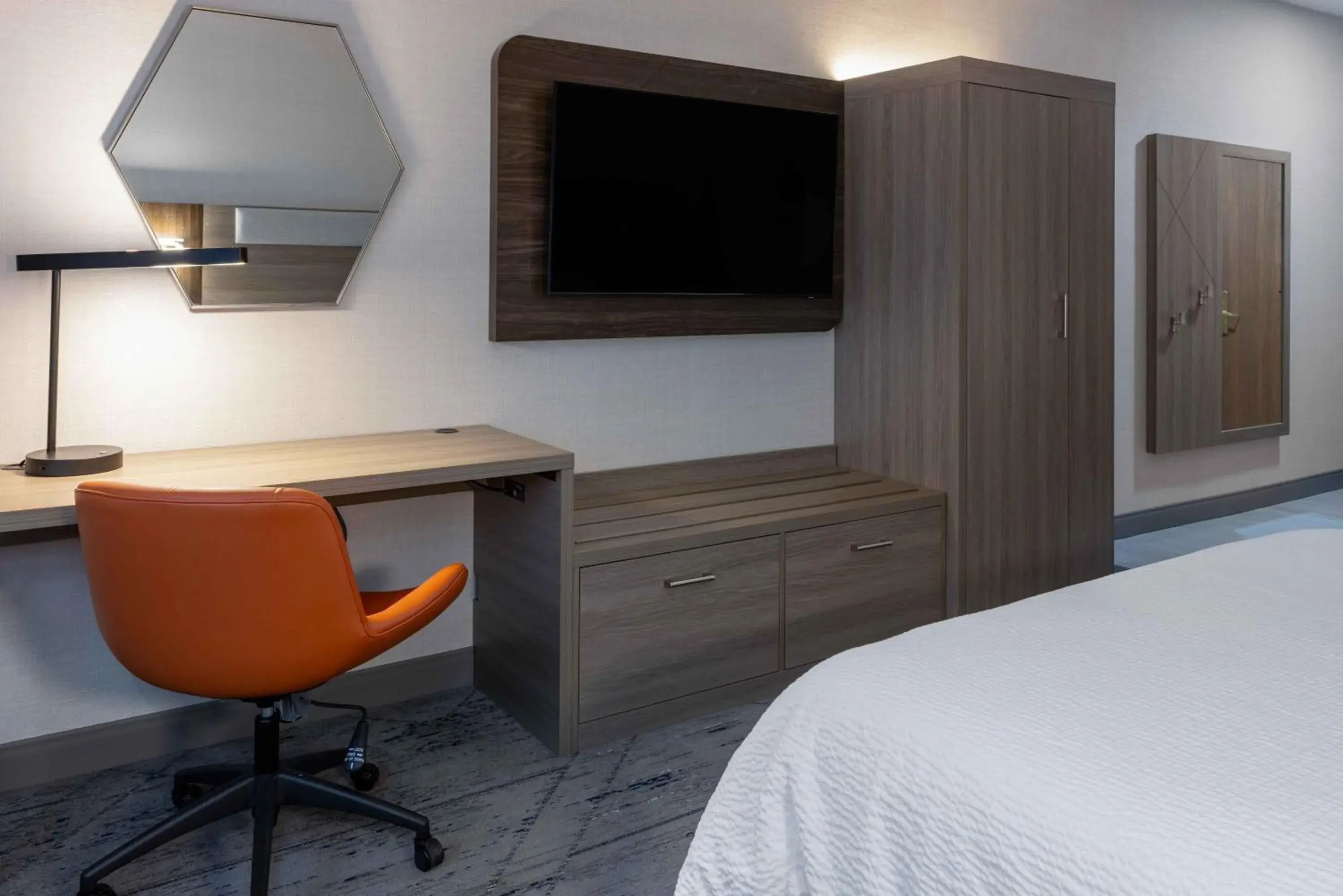 Queen Room with Two Queen Beds and Roll-In Shower in Holiday Inn Express Hotel & Suites Center Township by IHG Queen Room with Two Queen Beds and Roll-In Shower in Holiday Inn Express Hotel & Suites Center Township by IHG