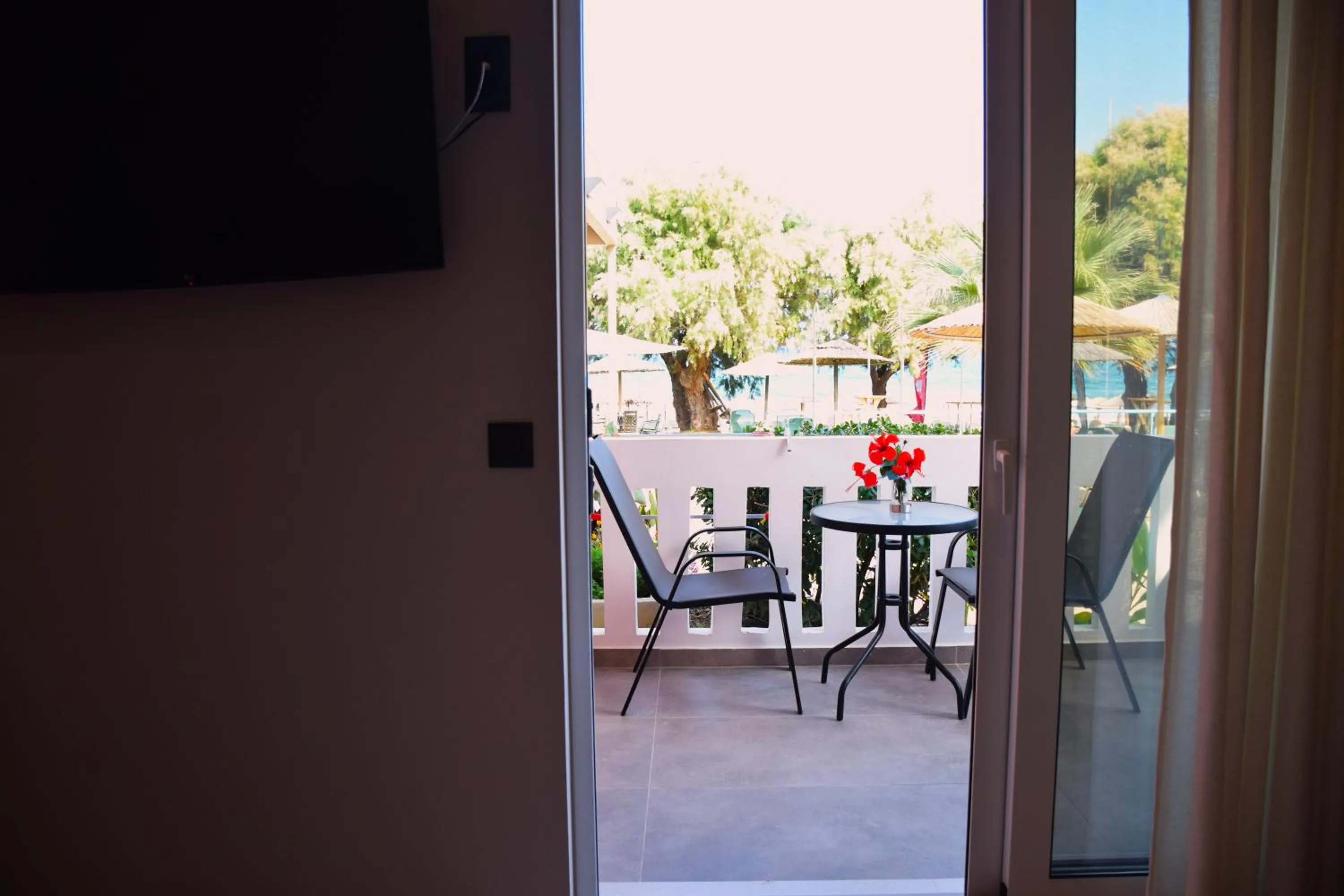 Balcony/Terrace in Eden Beach Hotel