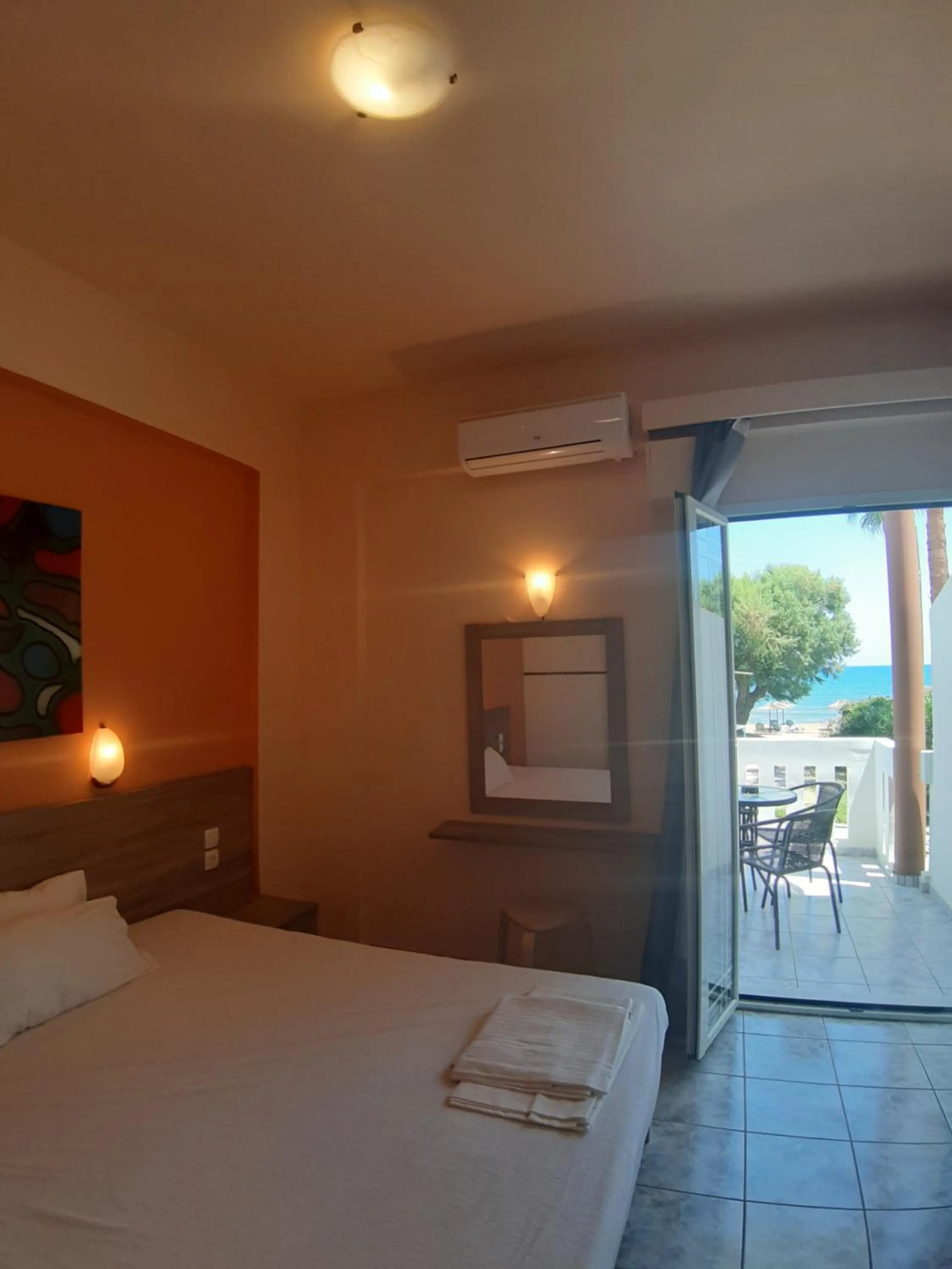 Bedroom, Bed in Eden Beach Hotel