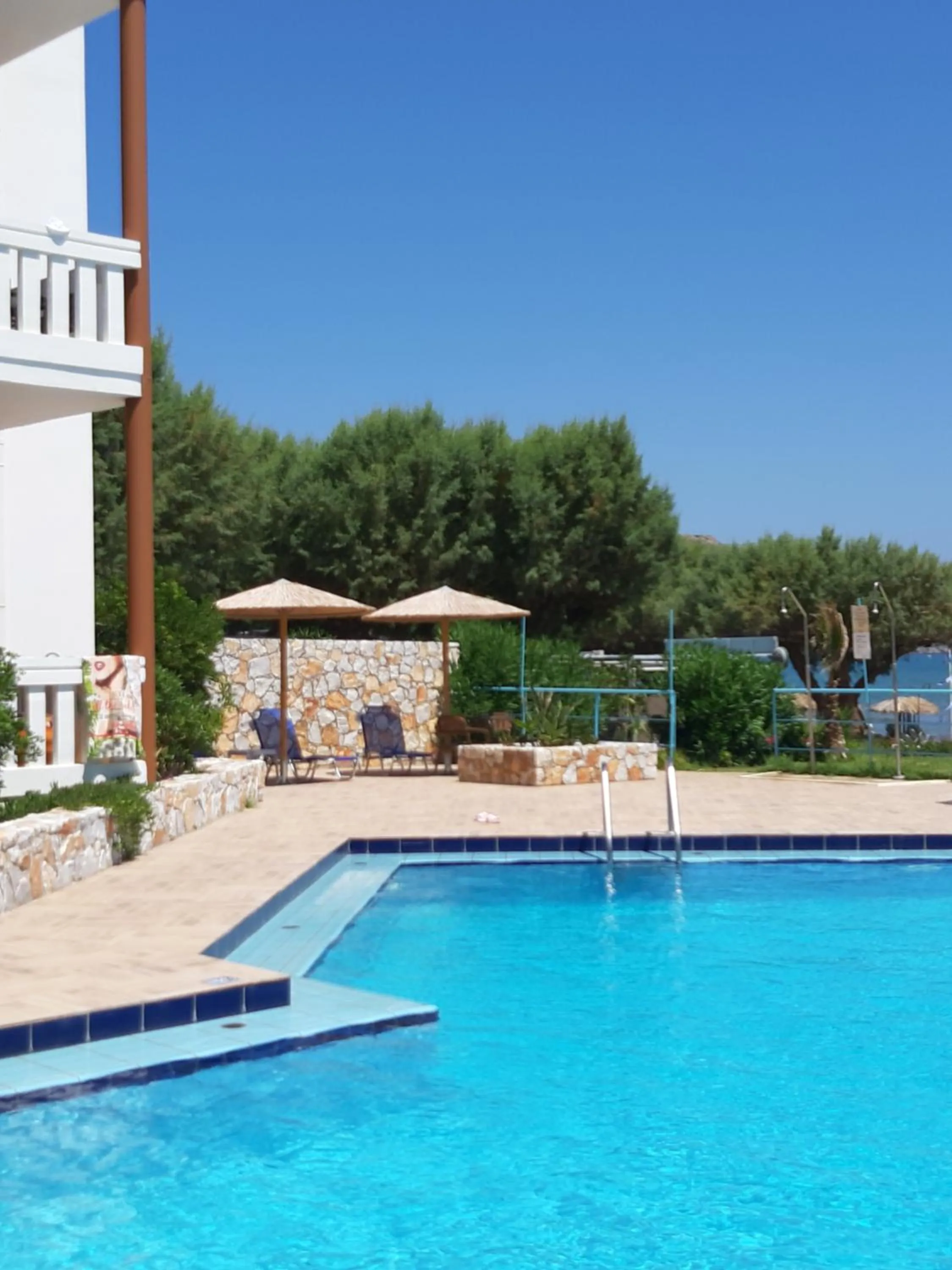 Swimming pool in Eden Beach Hotel