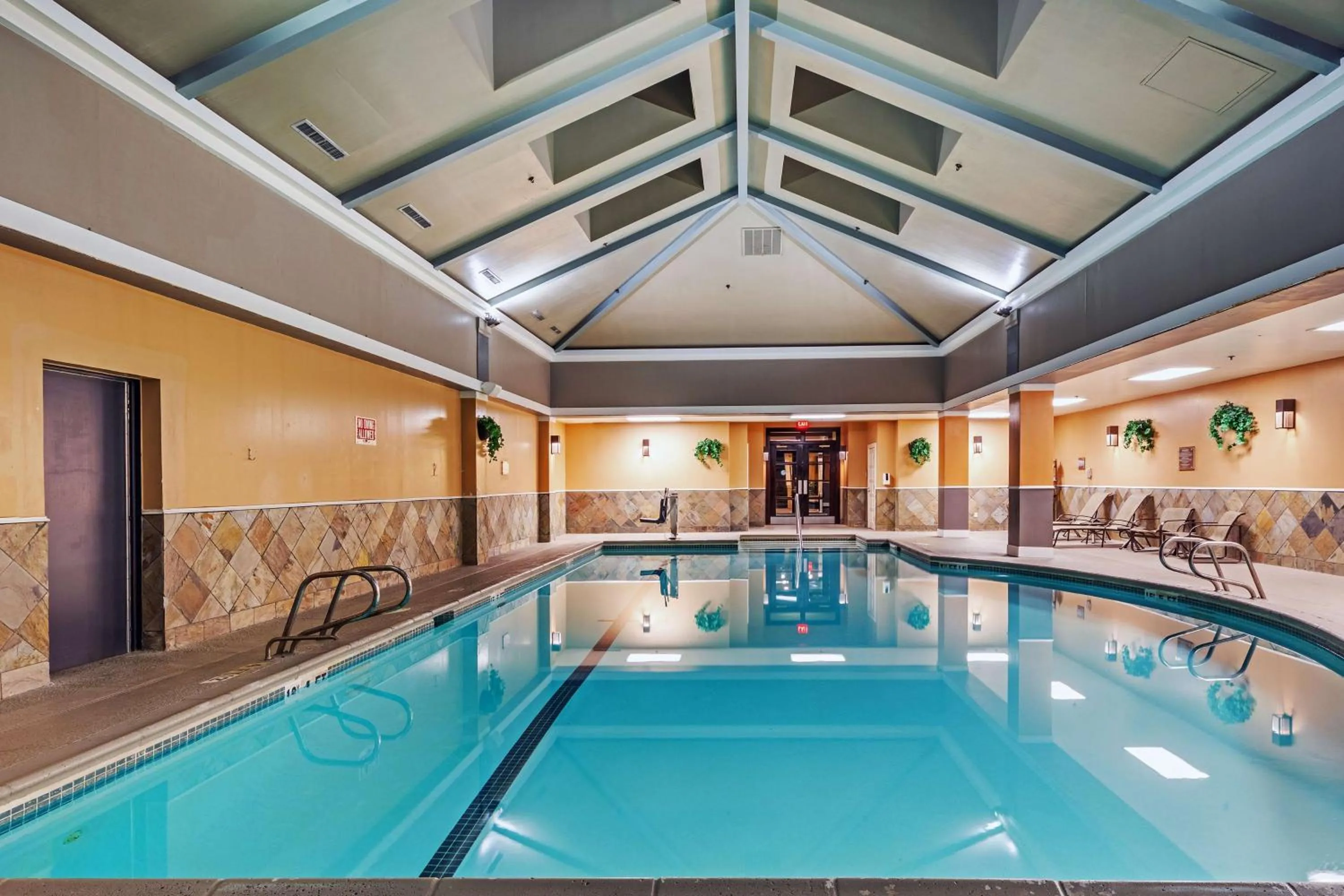 Pool view in DoubleTree by Hilton Tulsa Downtown