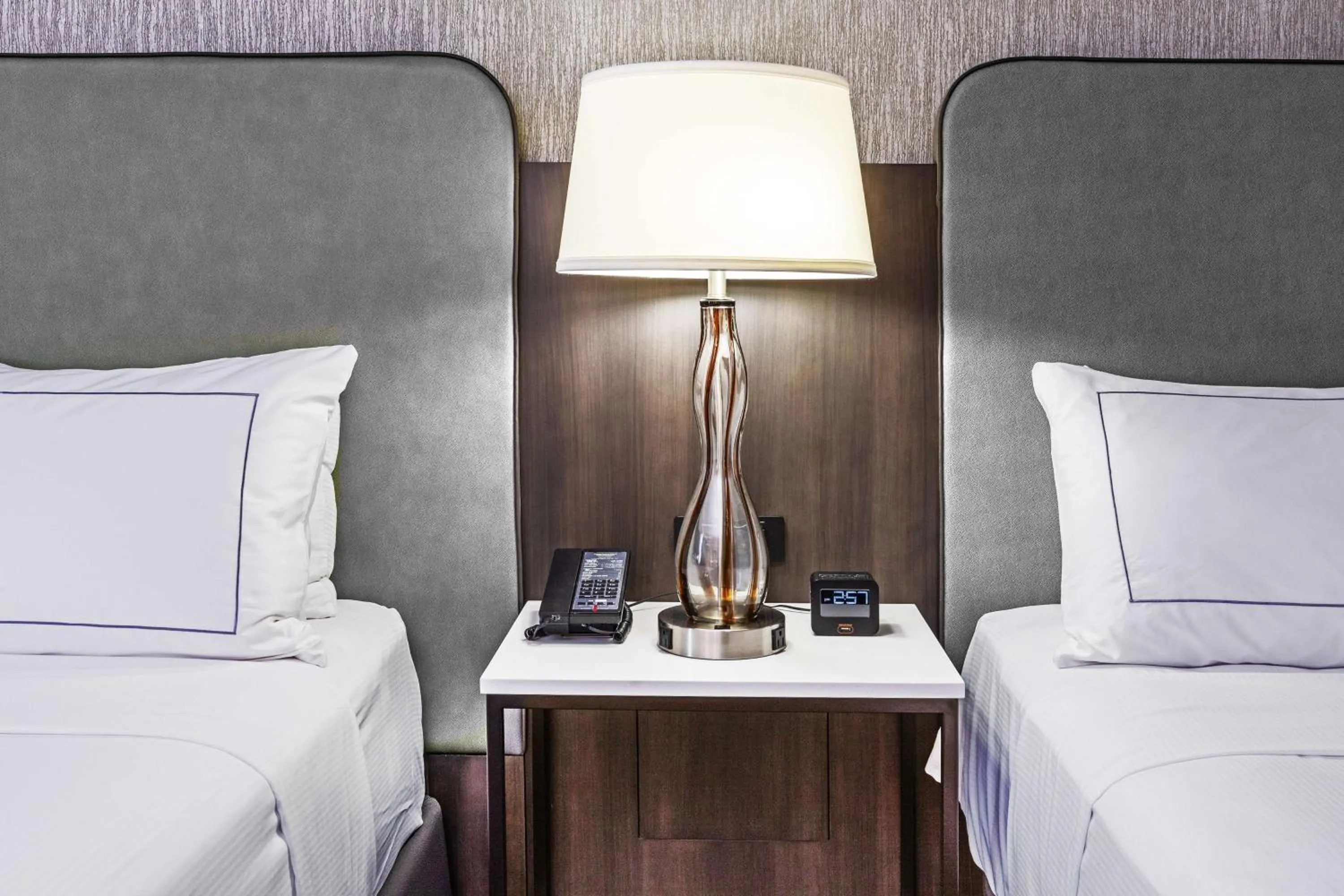 Bed in DoubleTree by Hilton Tulsa Downtown