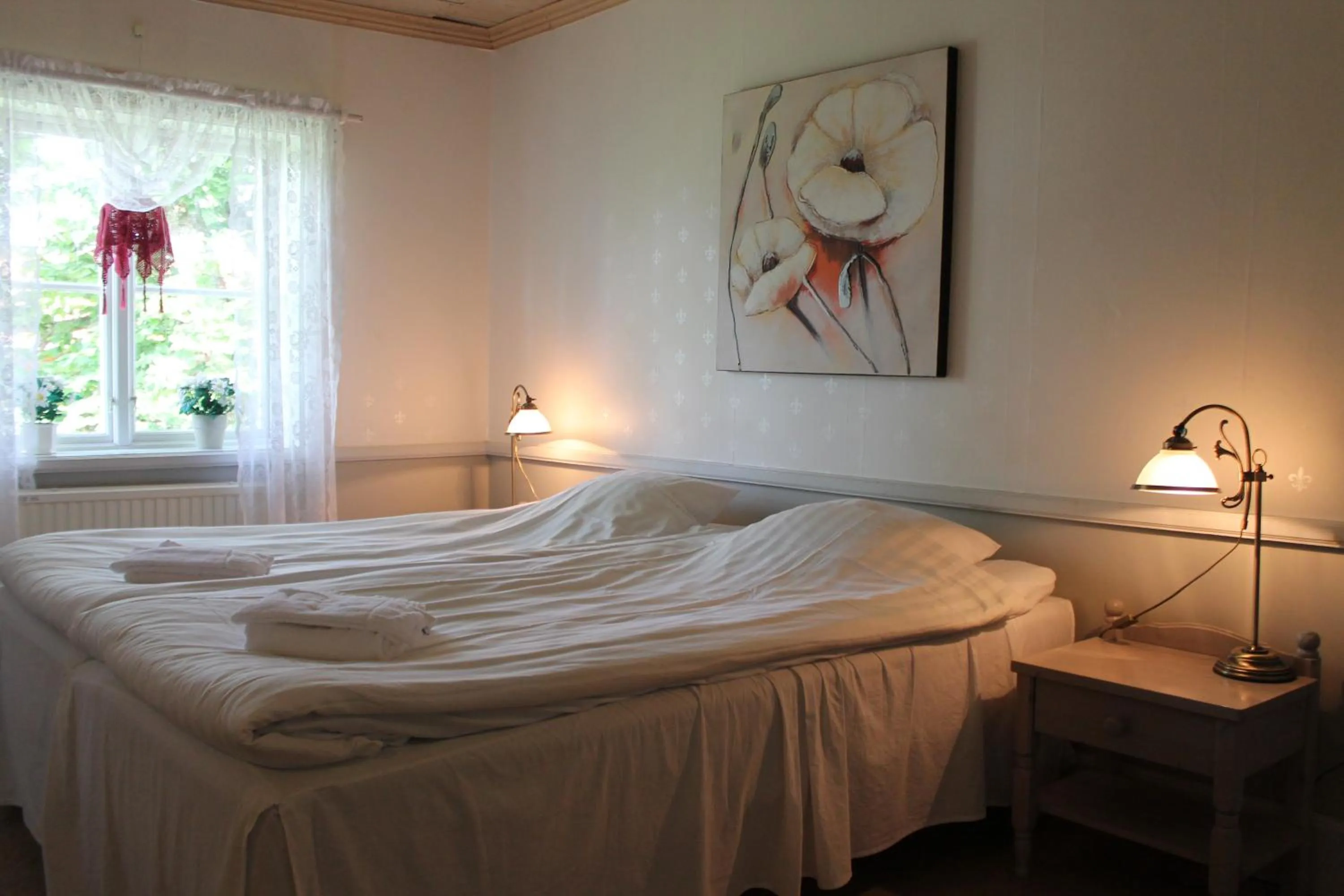 Bed in Wanbo Herrgård