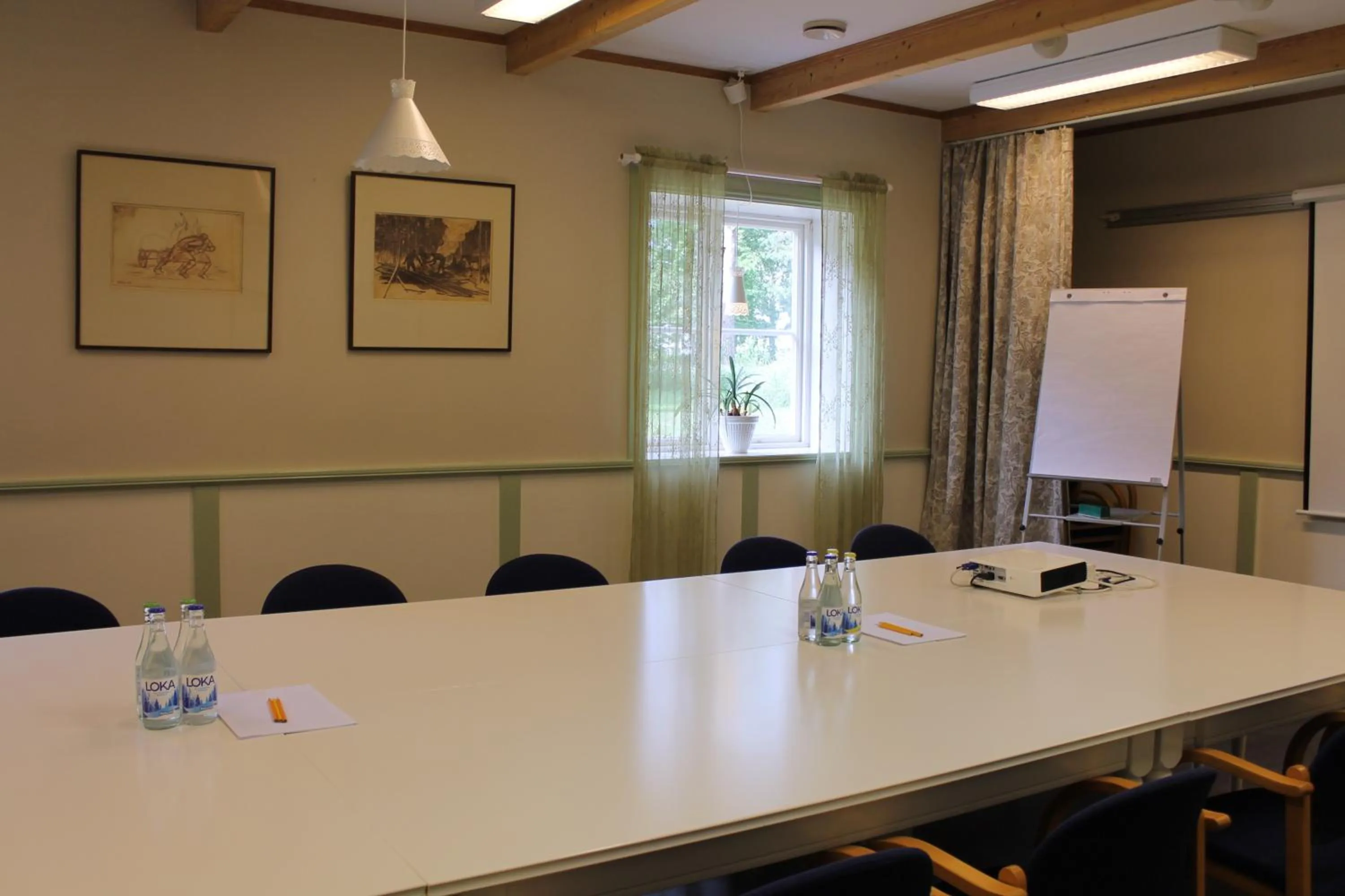 Communal lounge/ TV room in Wanbo Herrgård