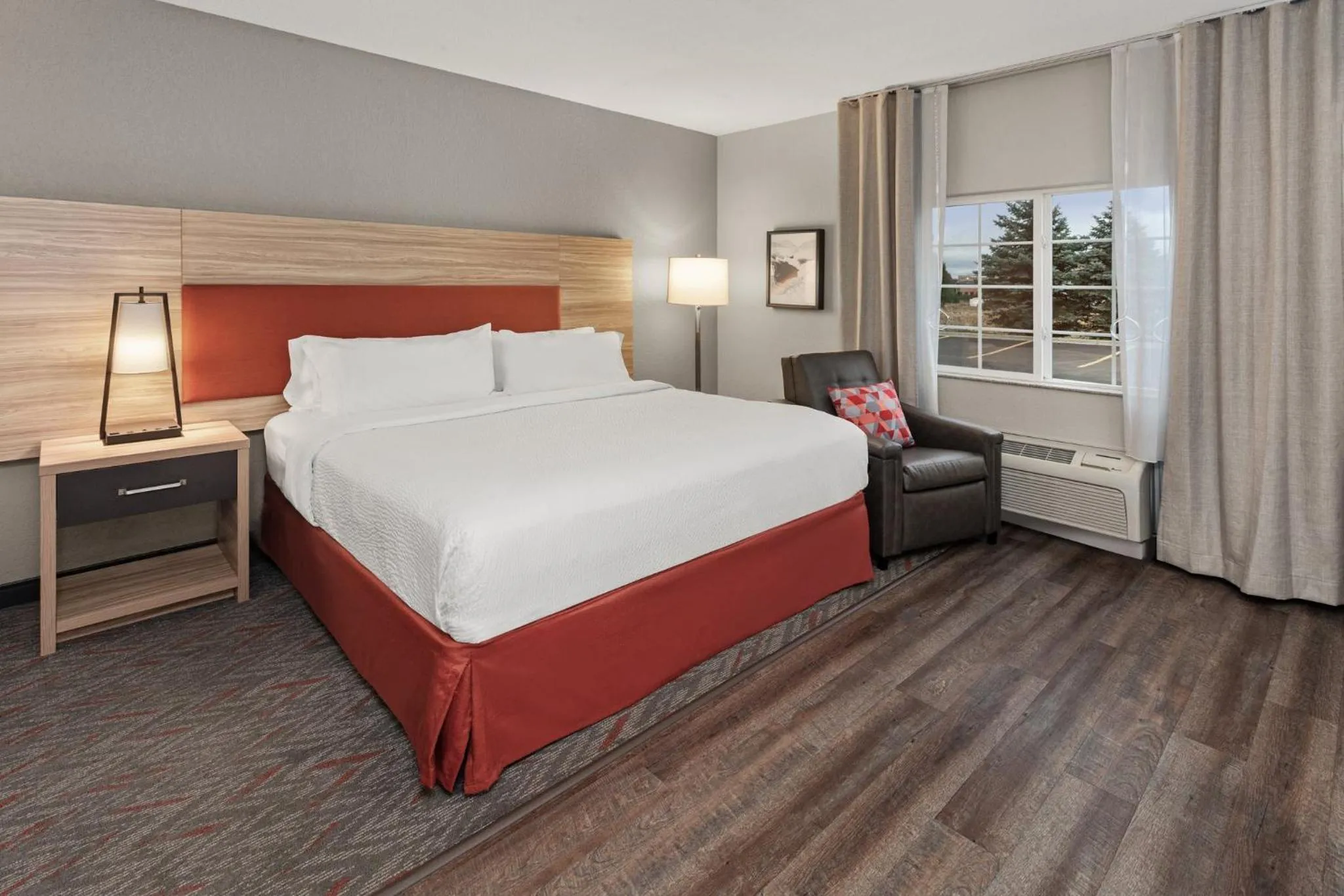 Photo of the whole room, Bed in Candlewood Suites Elgin – Northwest Chicago by IHG