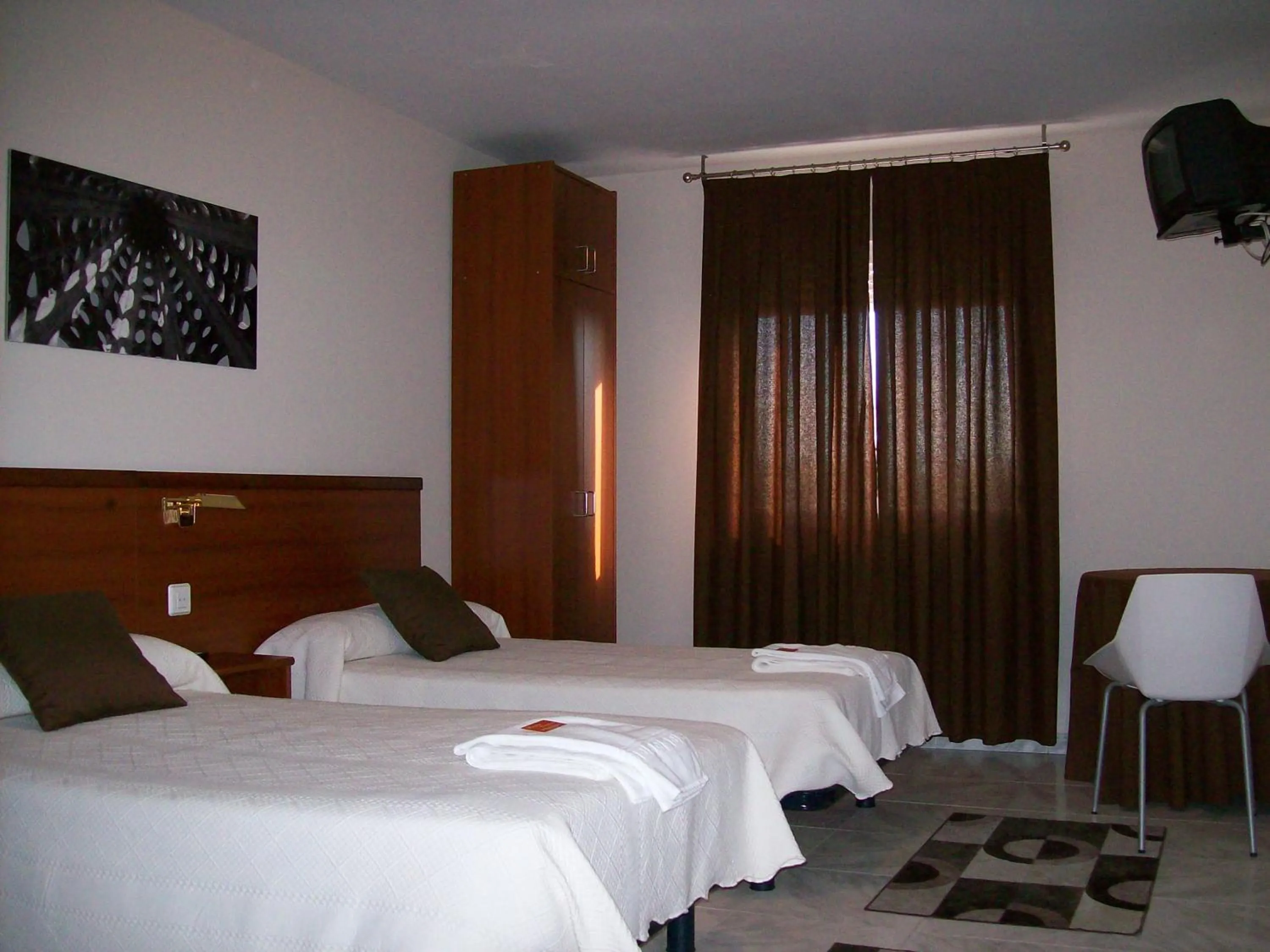 Twin Room with Private Bathroom in Hostal Cerecedo