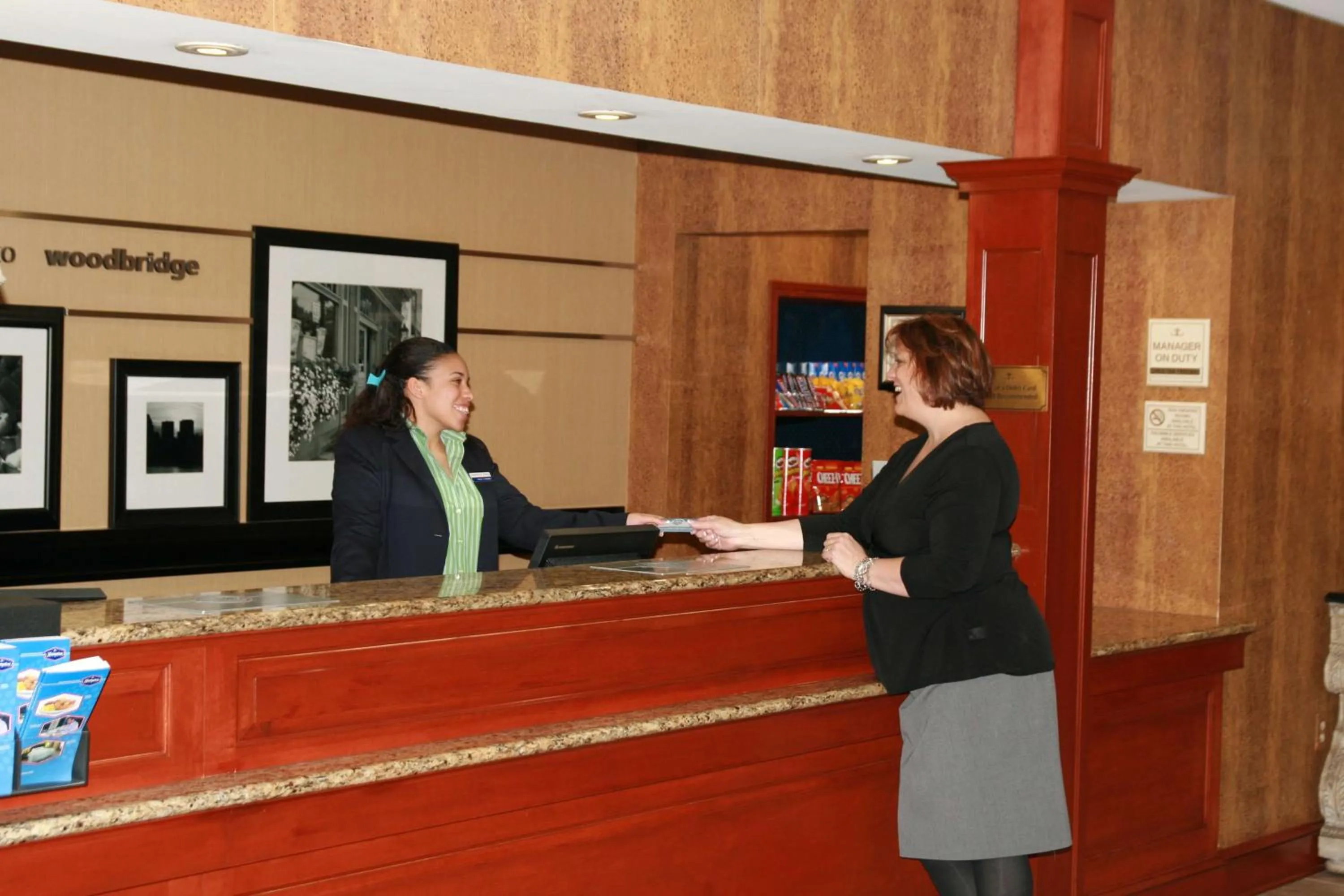 Lobby or reception in Hampton Inn Woodbridge