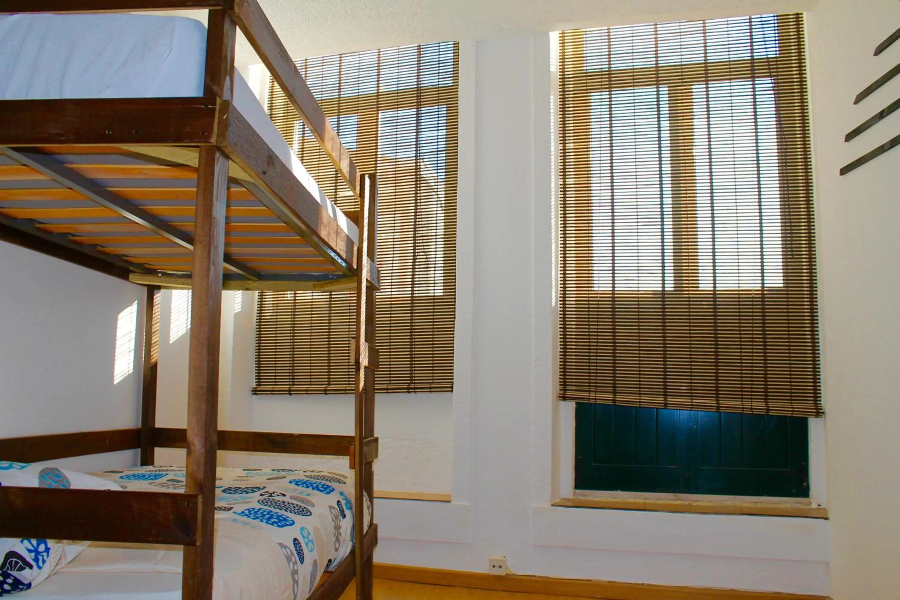 Decorative detail, Bed in Douro Surf Hostel