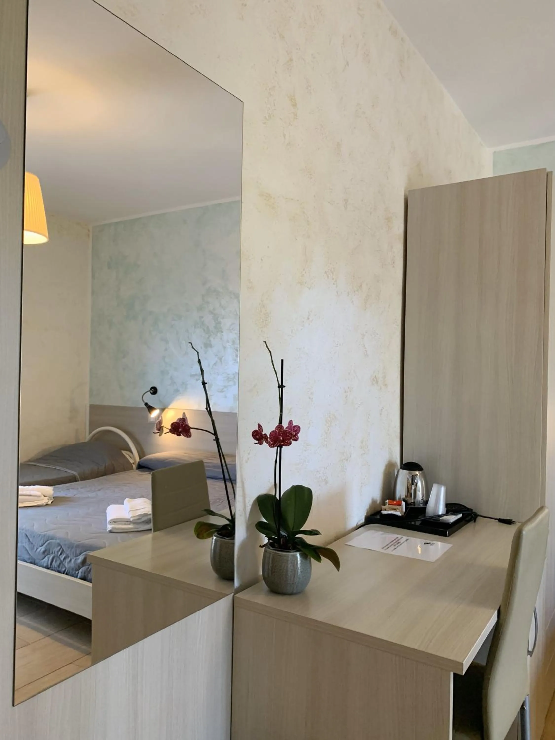 Facility for disabled guests, Bed in HOTEL MERCURIO SUL MARE - Fish restaurant and private beach