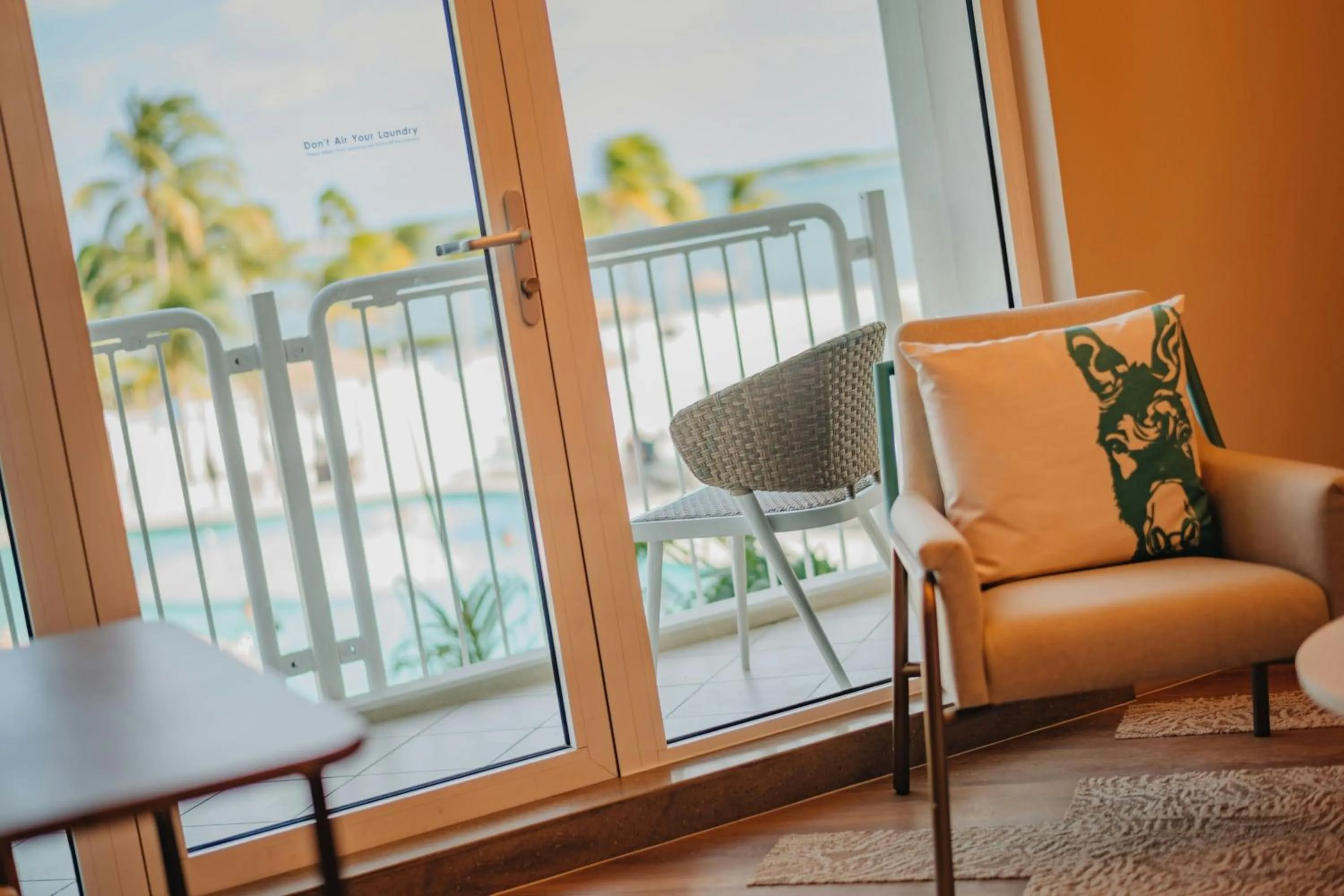 Bedroom in Renaissance Wind Creek Aruba Resort