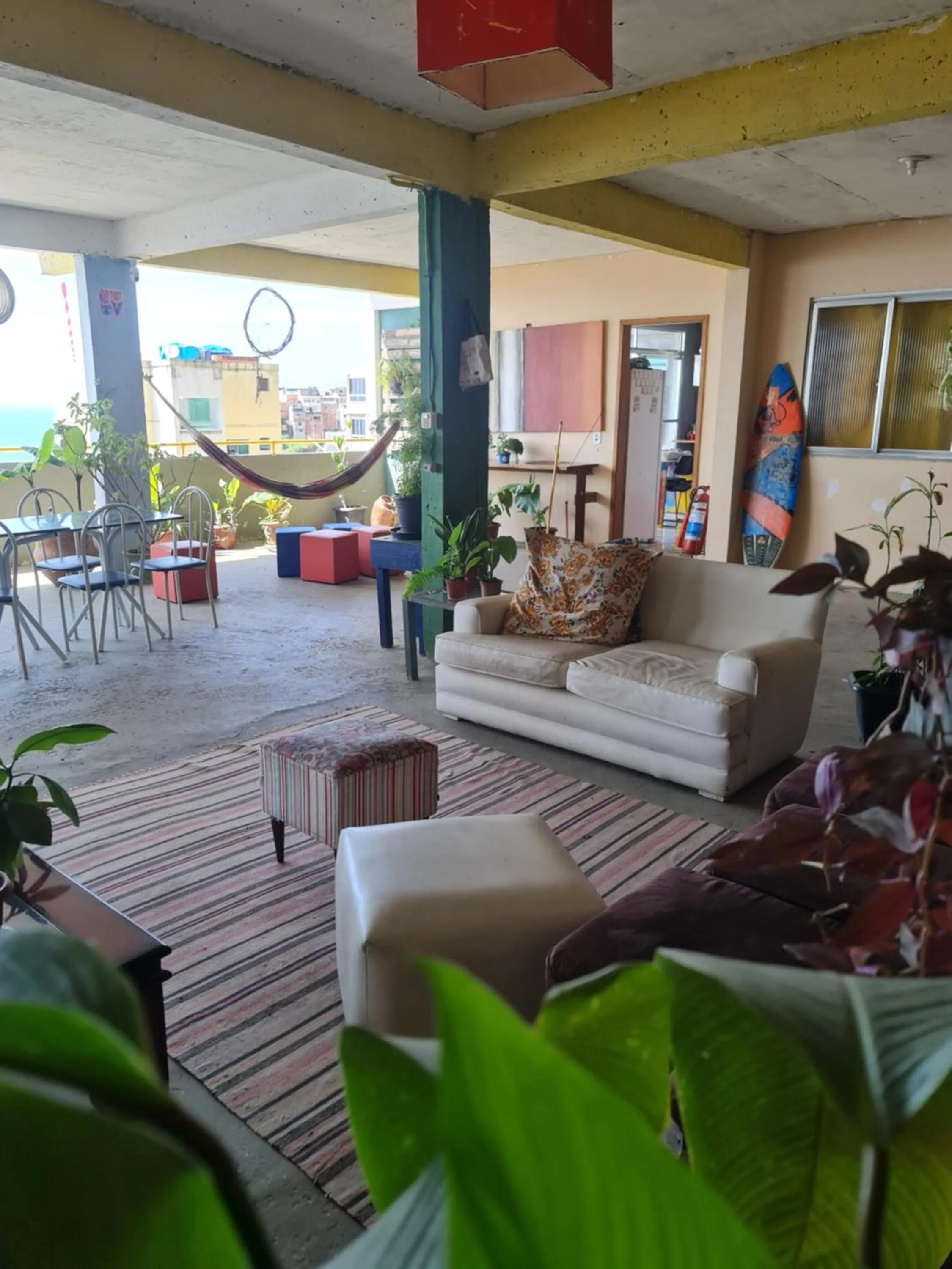 Patio in Hostel Sol & Mar