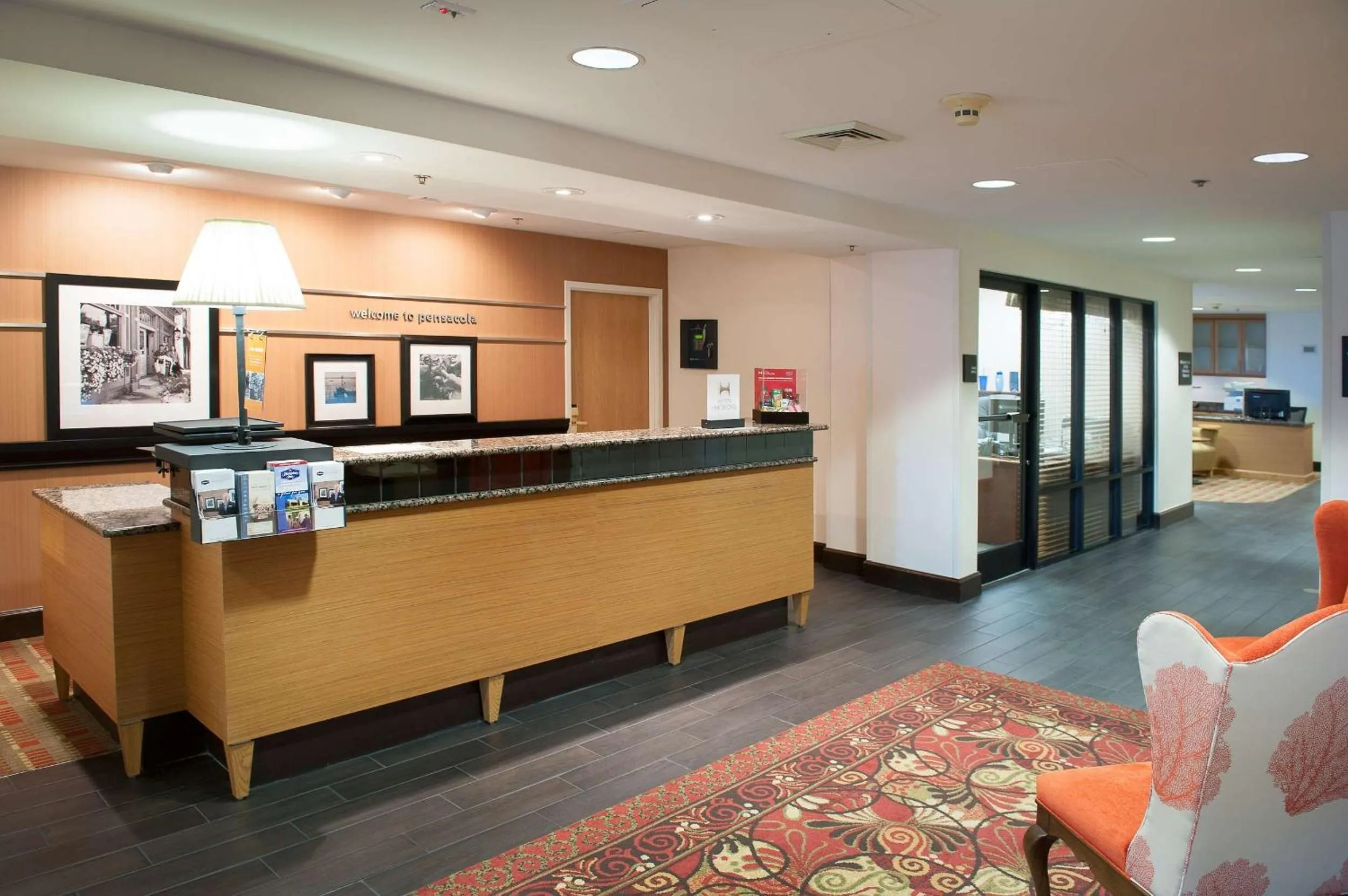 Lobby or reception in Hampton Inn Pensacola-Airport