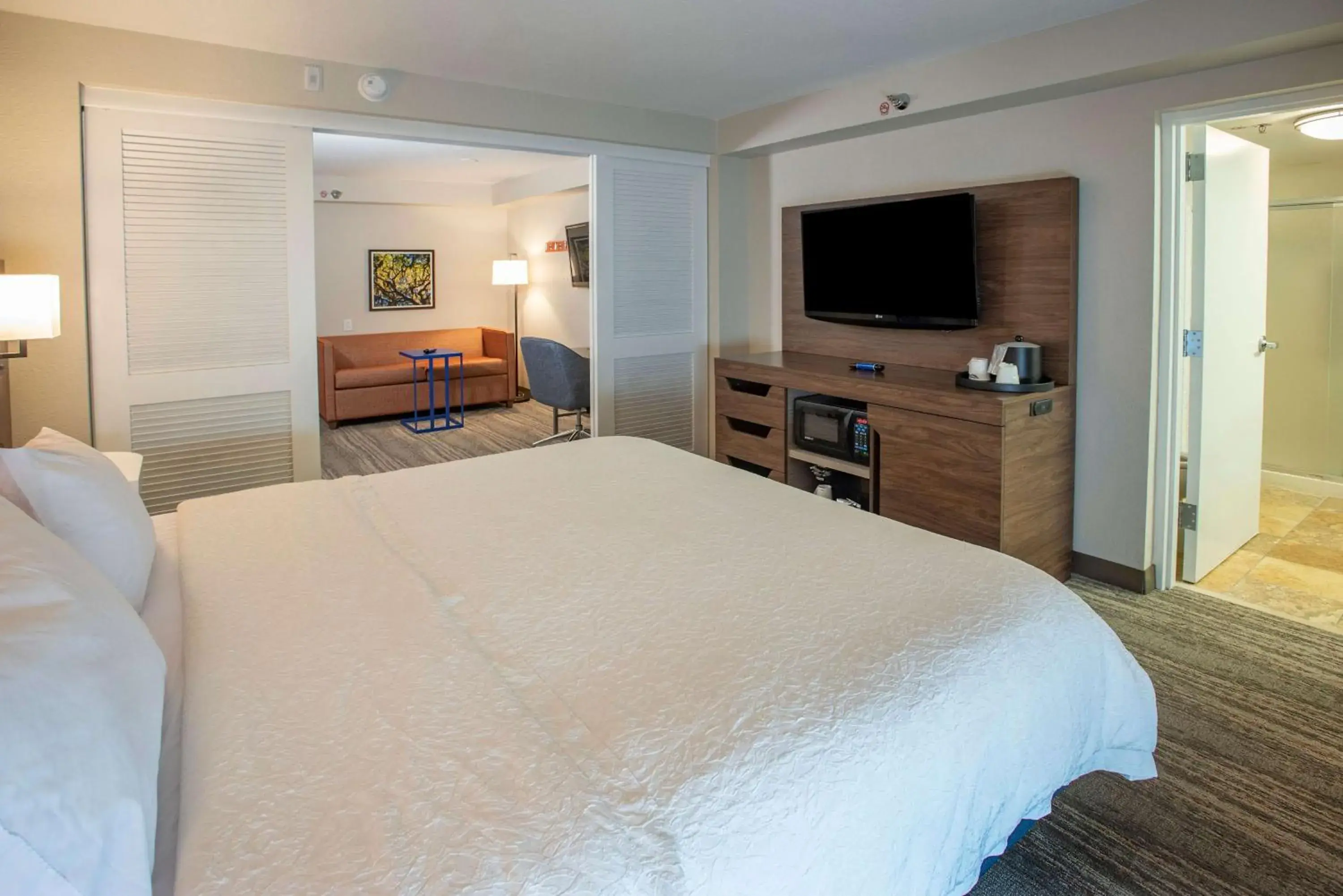 One-Bedroom King Suite - Non-Smoking in Hampton Inn Pensacola-Airport One-Bedroom King Suite - Non-Smoking in Hampton Inn Pensacola-Airport