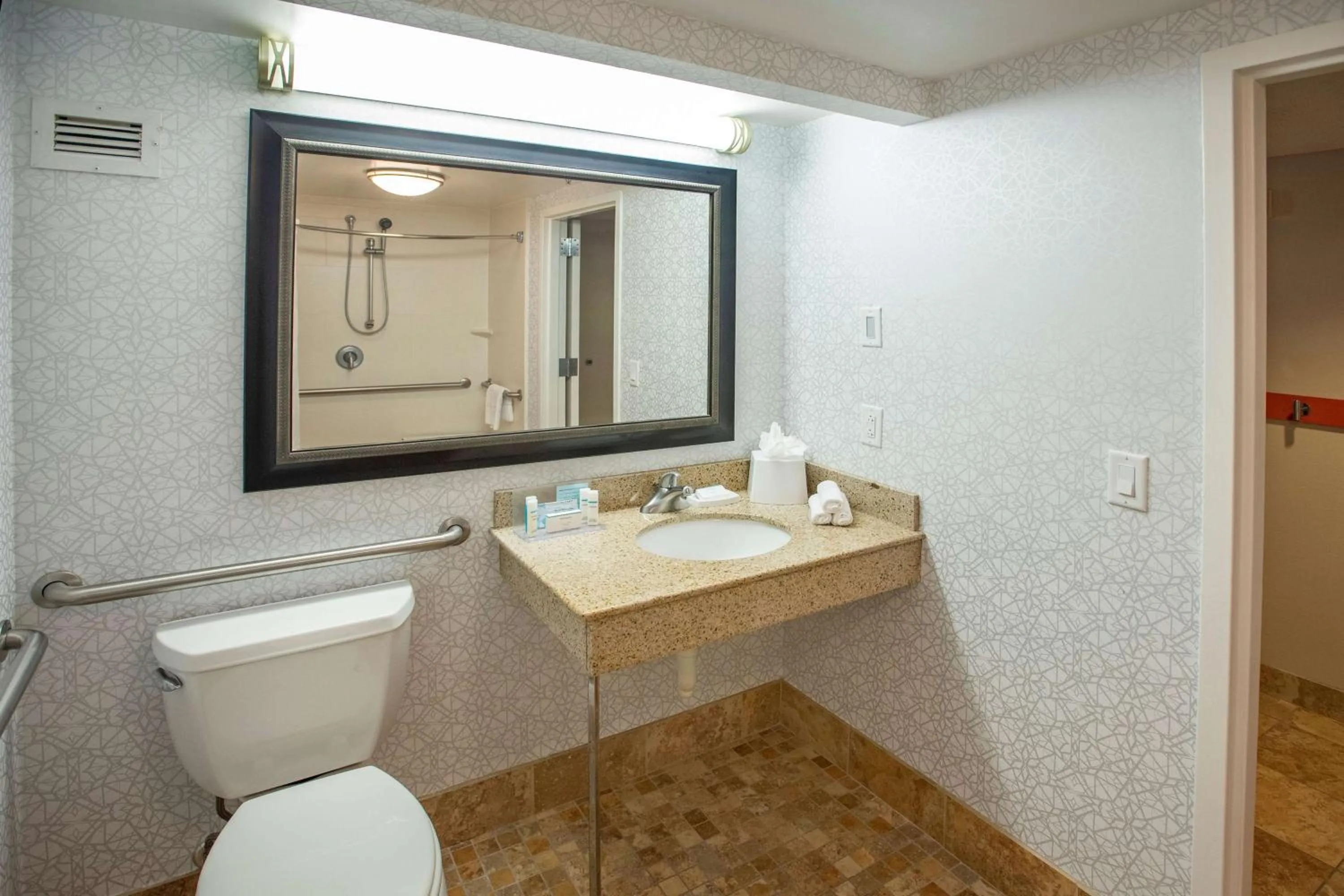 Bathroom in Hampton Inn Pensacola-Airport