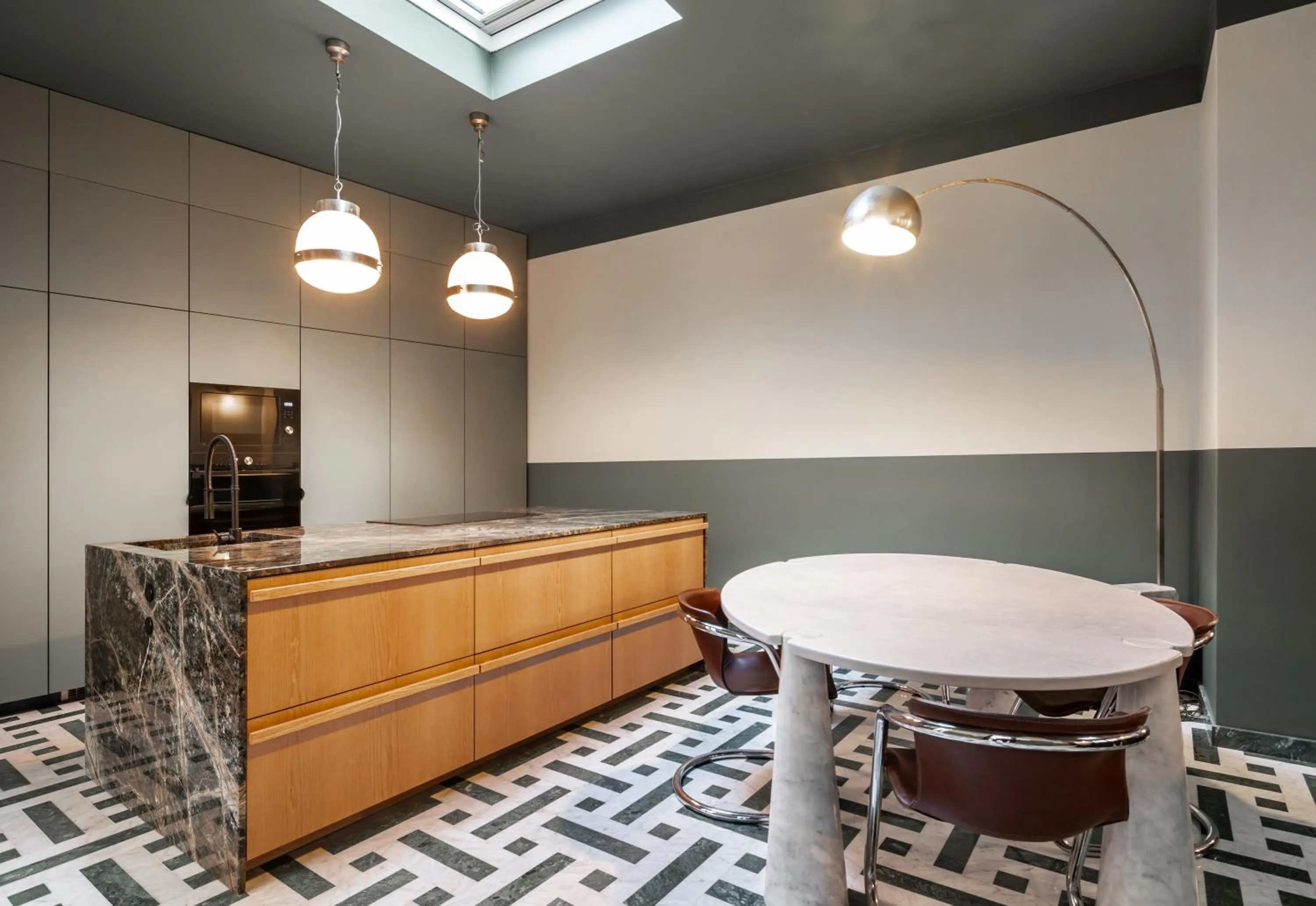 Kitchen or kitchenette in Le Stanze al Genio di Darlon