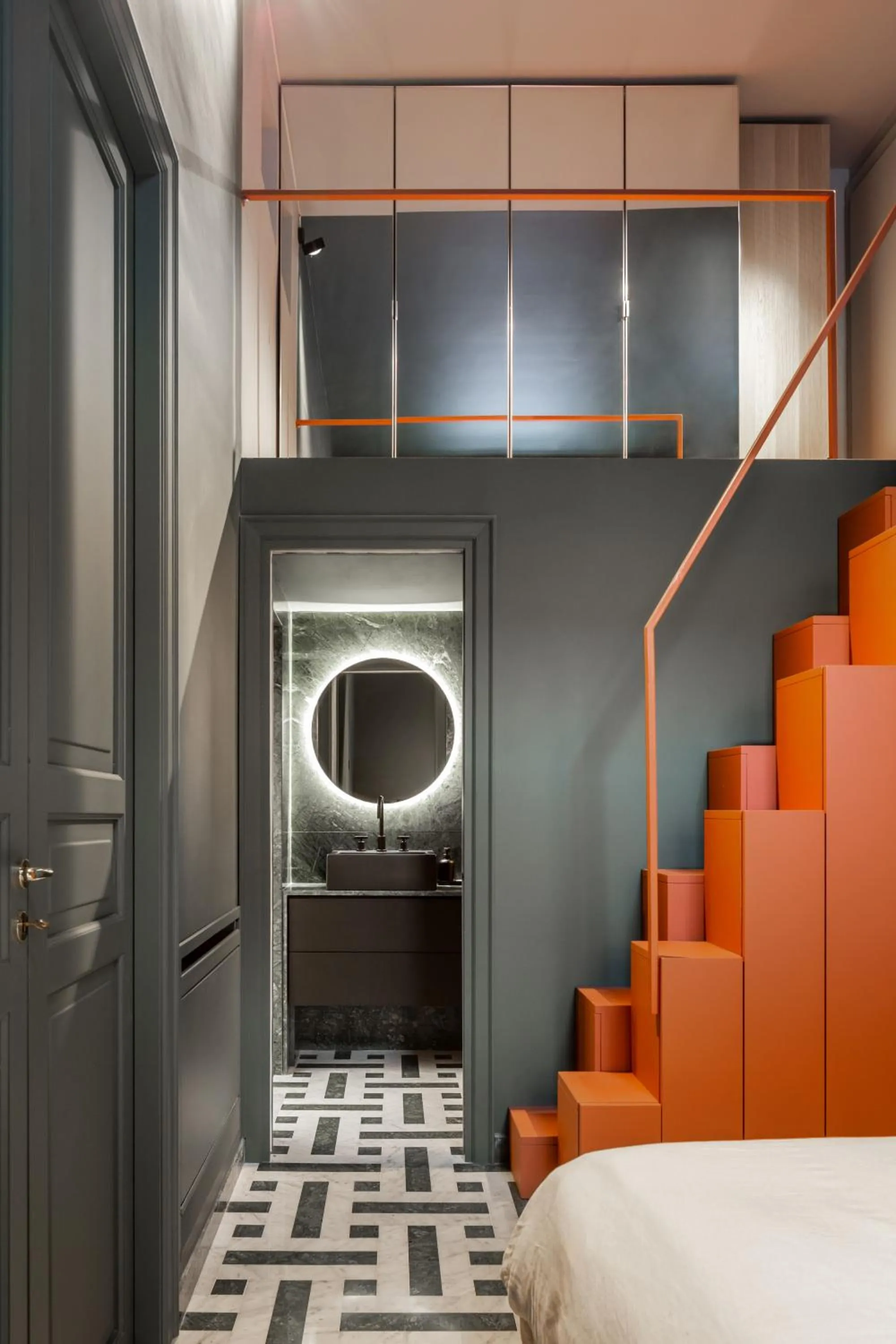 Bathroom, Bed in Le Stanze al Genio di Darlon