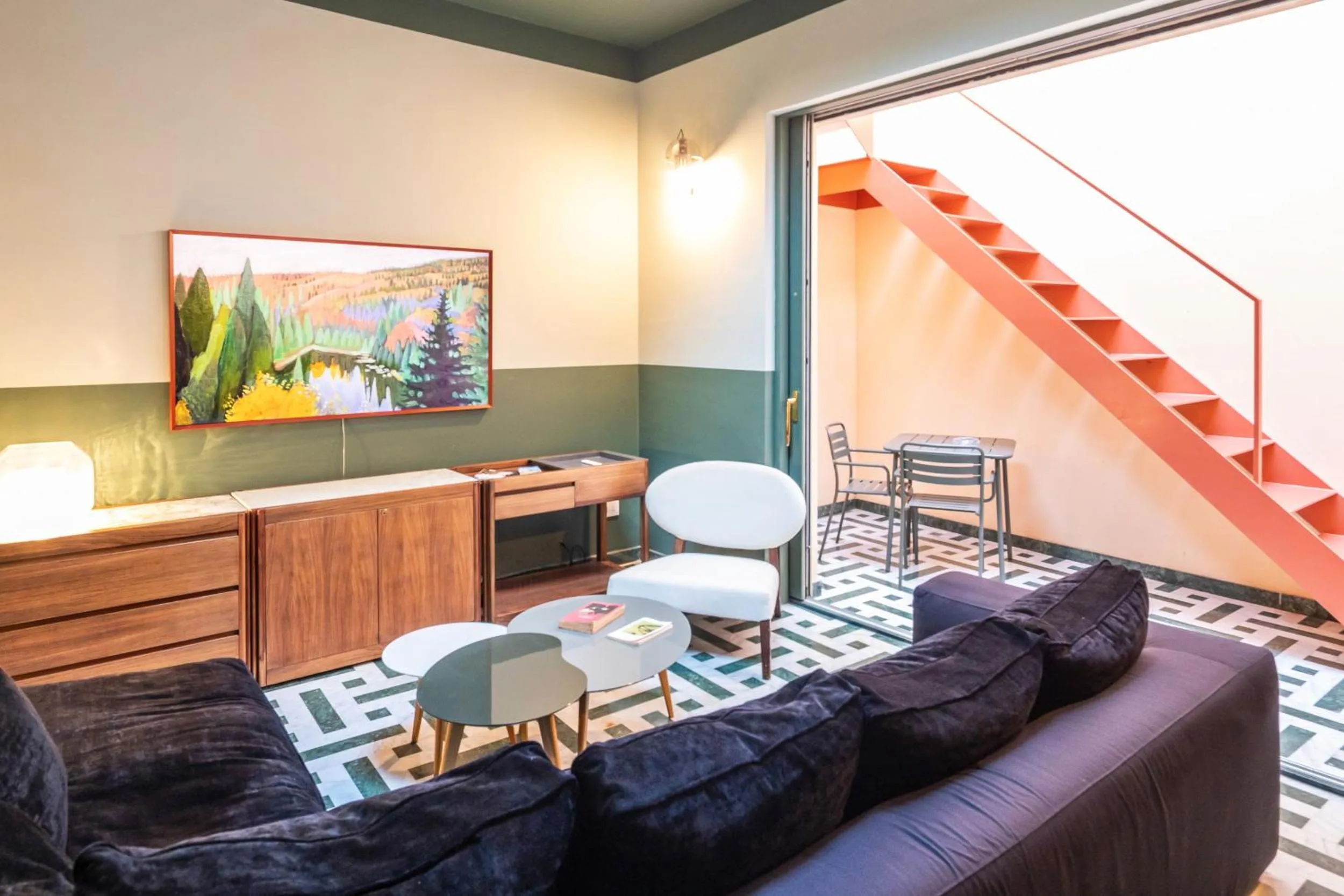 Living room in Le Stanze al Genio di Darlon