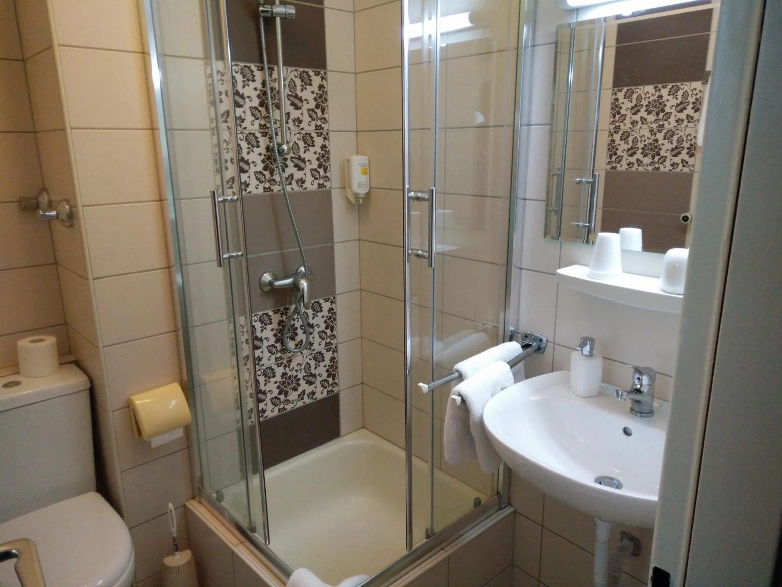 Bathroom in Hotel Alfa