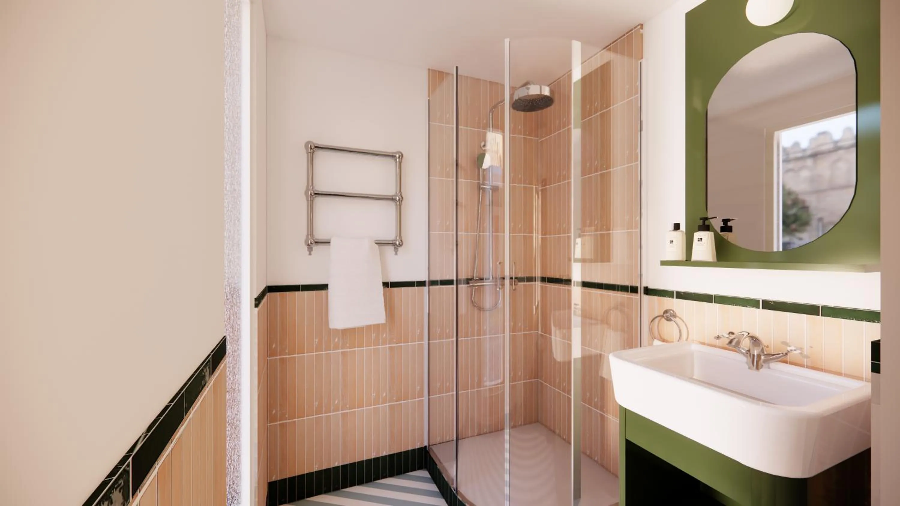 Bathroom in Hôtel des 3 Collèges