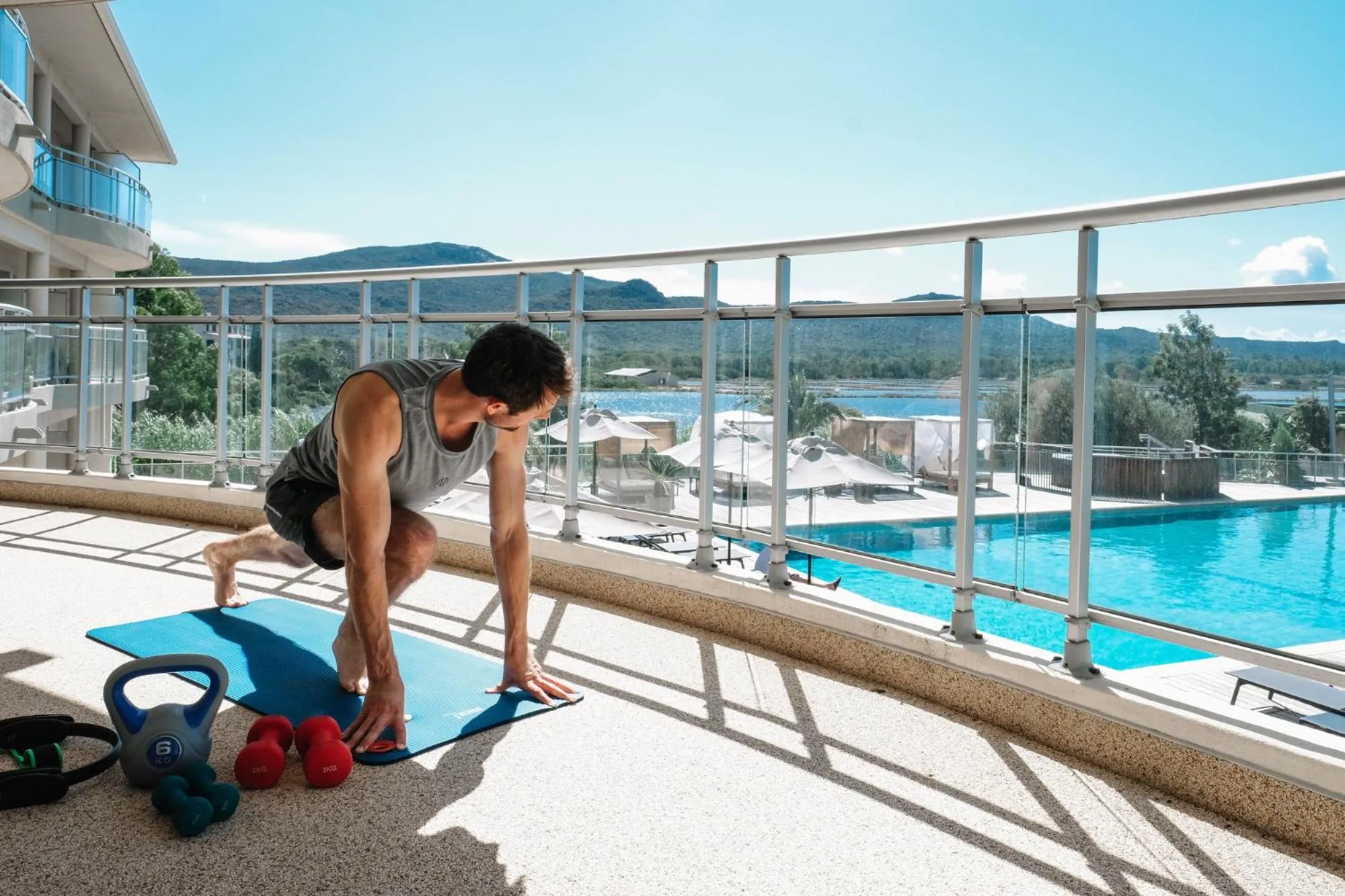 Fitness centre/facilities in Hotel Costa Salina