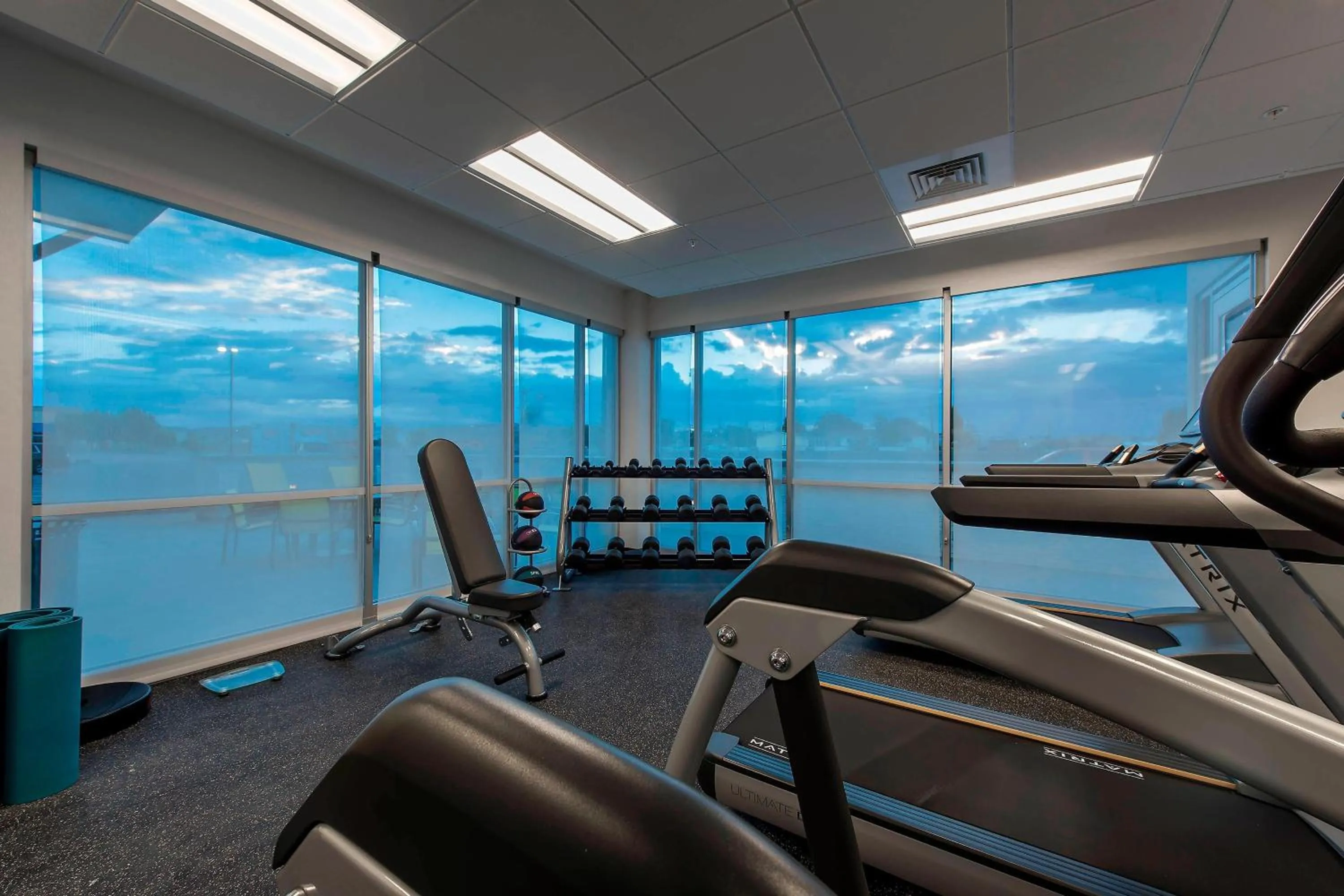 Fitness centre/facilities in SpringHill Suites by Marriott Gallup