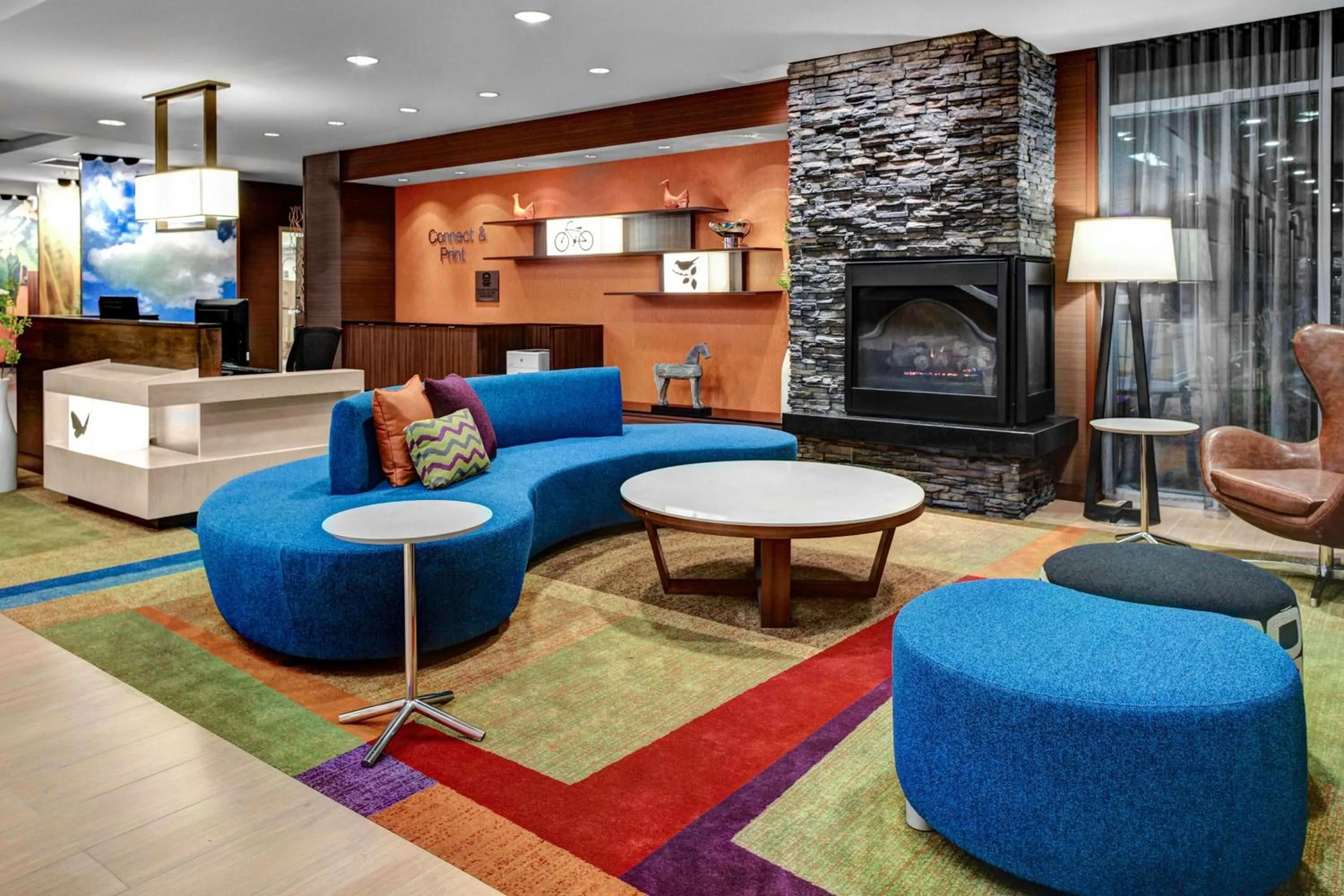 Lobby or reception in Fairfield Inn & Suites by Marriott Lansing at Eastwood