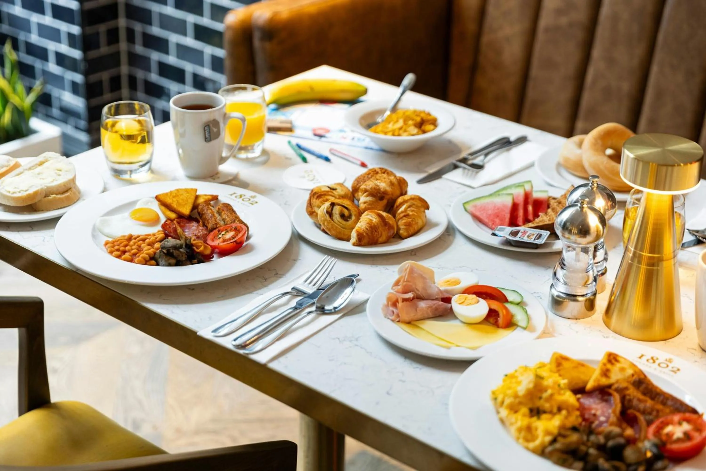Breakfast in Courtyard by Marriott Edinburgh