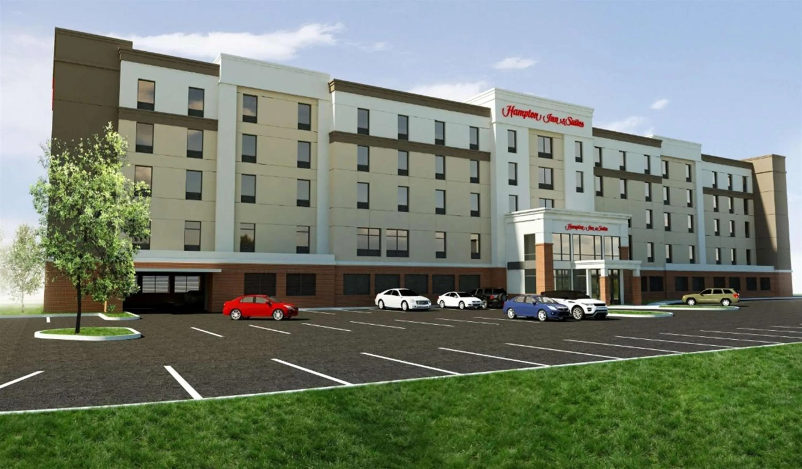 Property building in Hampton Inn & Suites Pittsburgh Airport South/Settlers Ridge