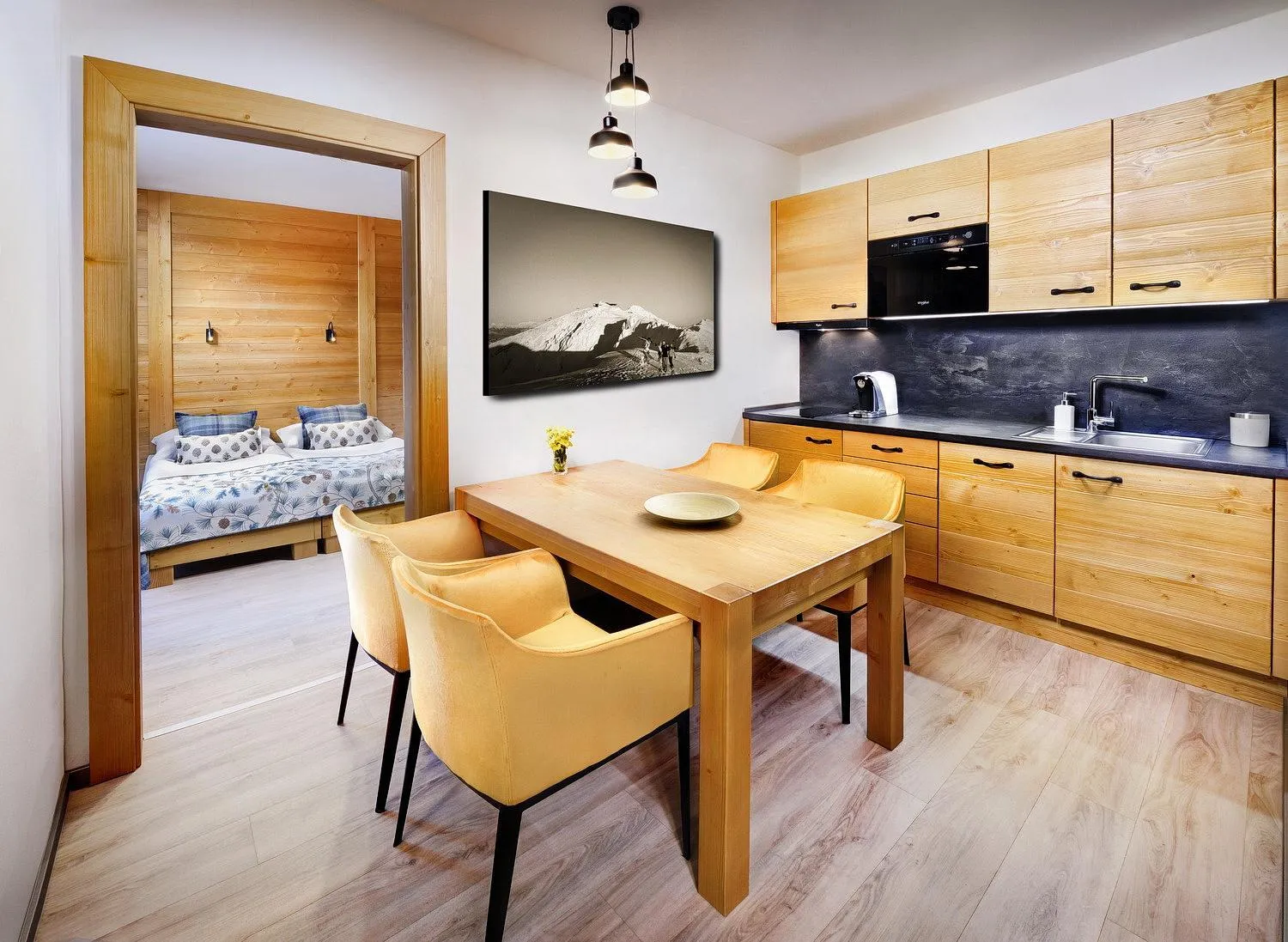 Bed in Chalety Jasná Apartmány Bor