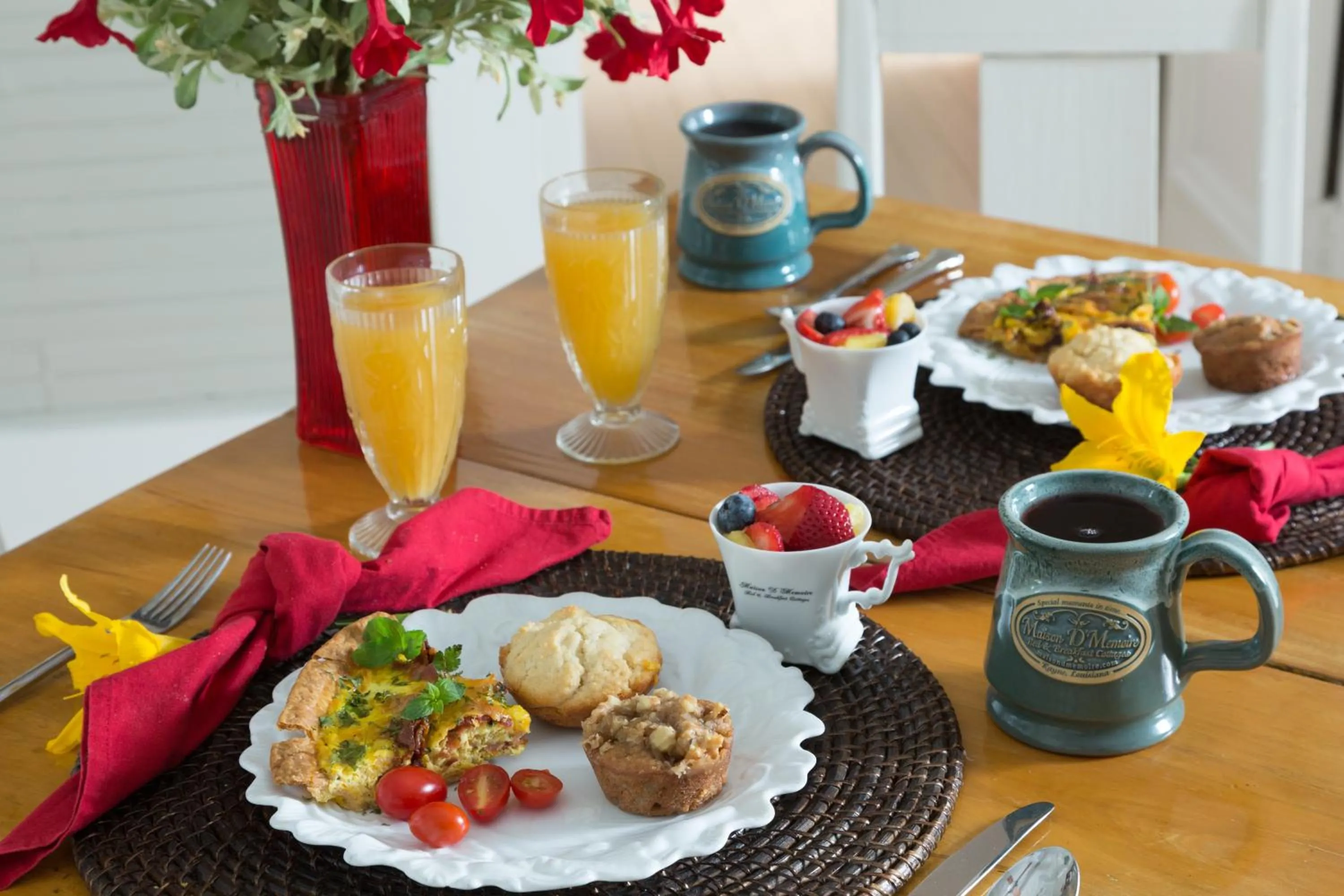 Food close-up in Maison D'Memoire Bed & Breakfast Cottages