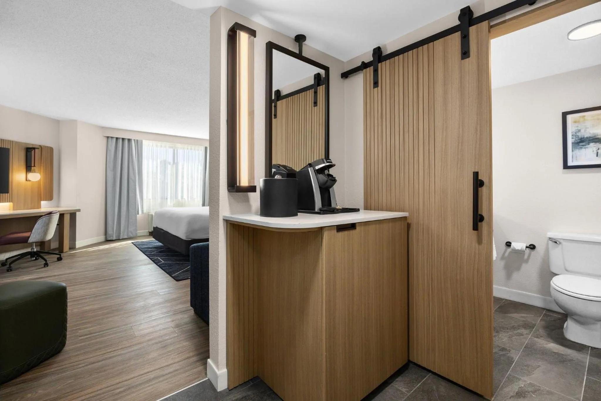 Photo of the whole room, Bed in Crowne Plaza Virginia Beach Town Center by IHG