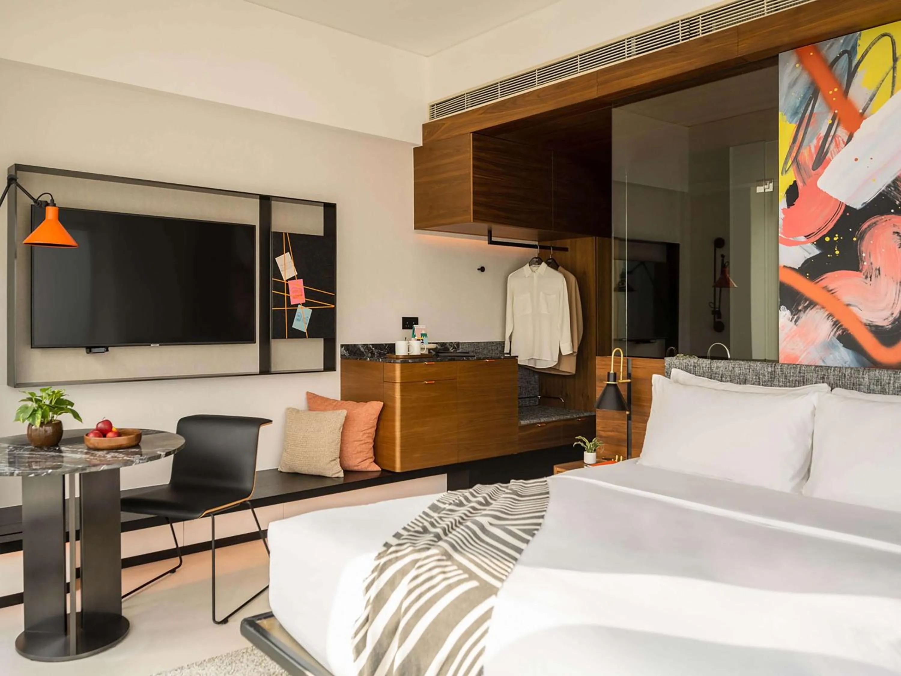 Photo of the whole room, Bed in EAST Hong Kong