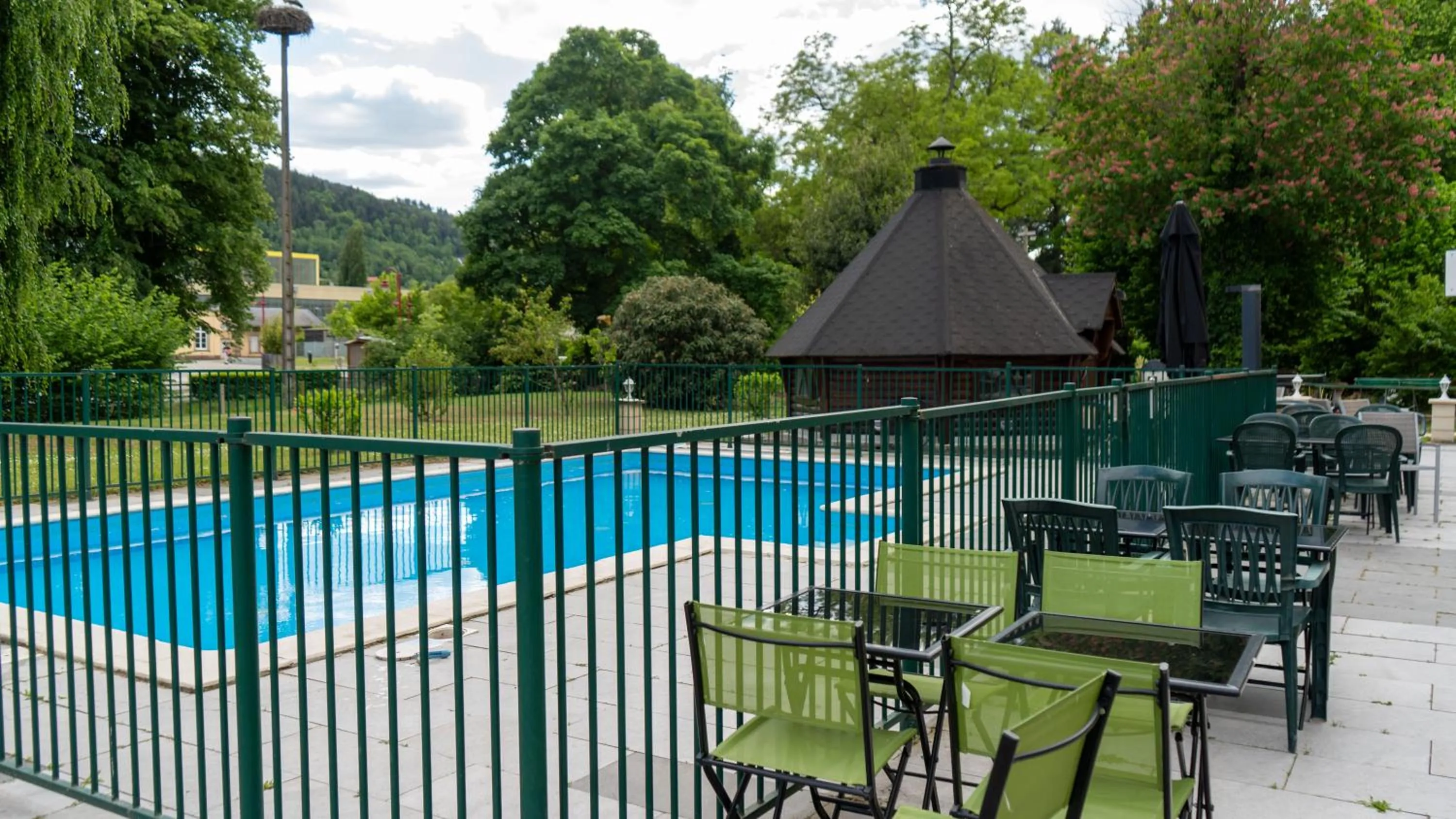 Swimming pool in Brit Hotel Grand Hotel Munster