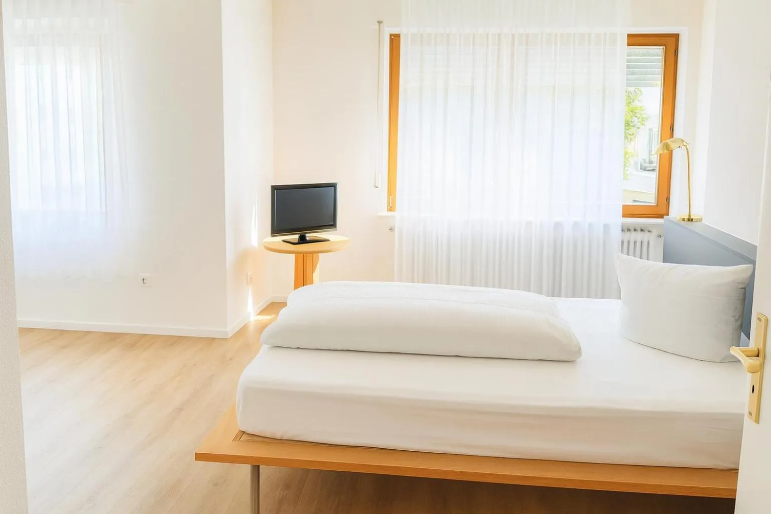 Bed in Hotel Rheinland