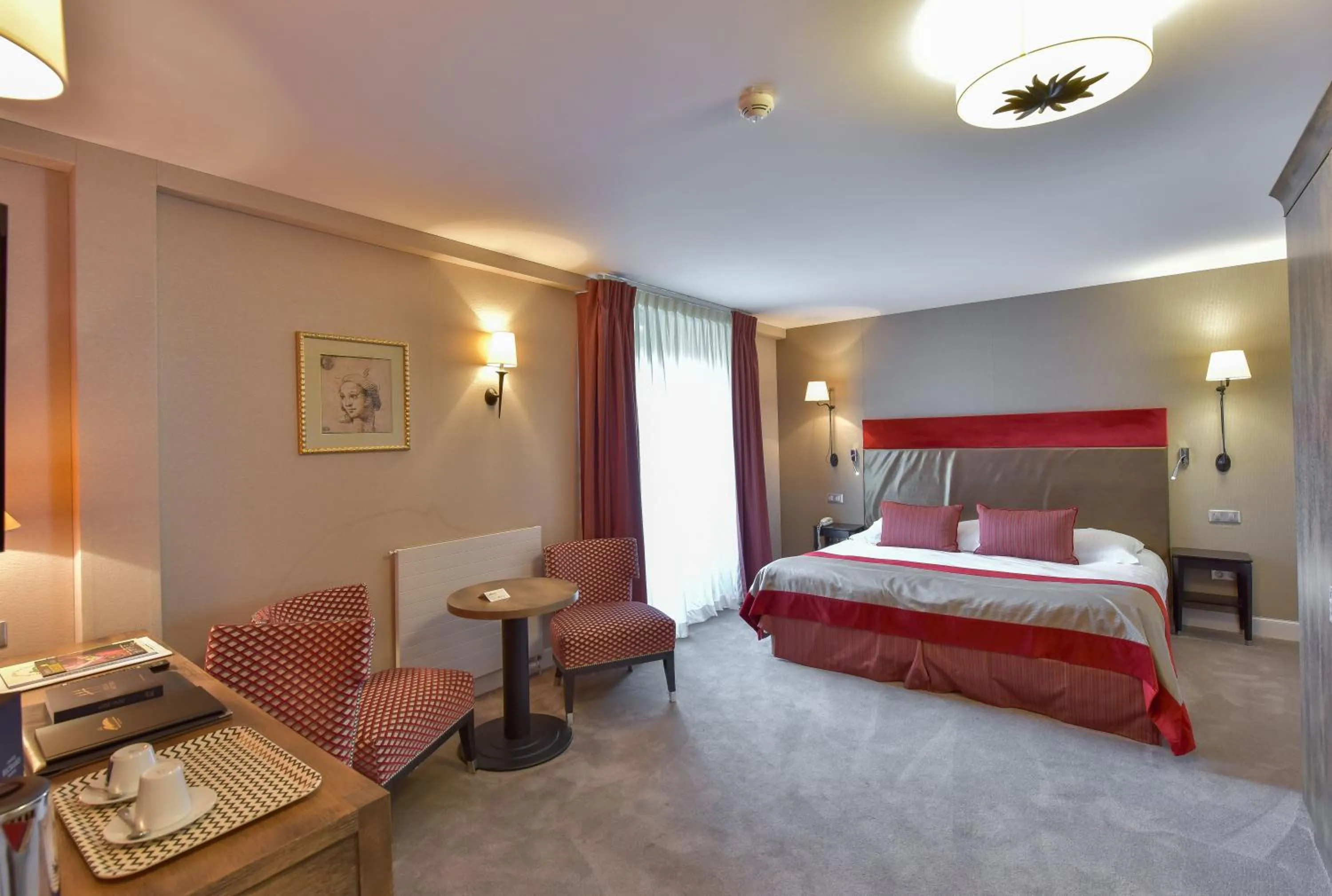 Bed in Hôtel Golf Château de Chailly