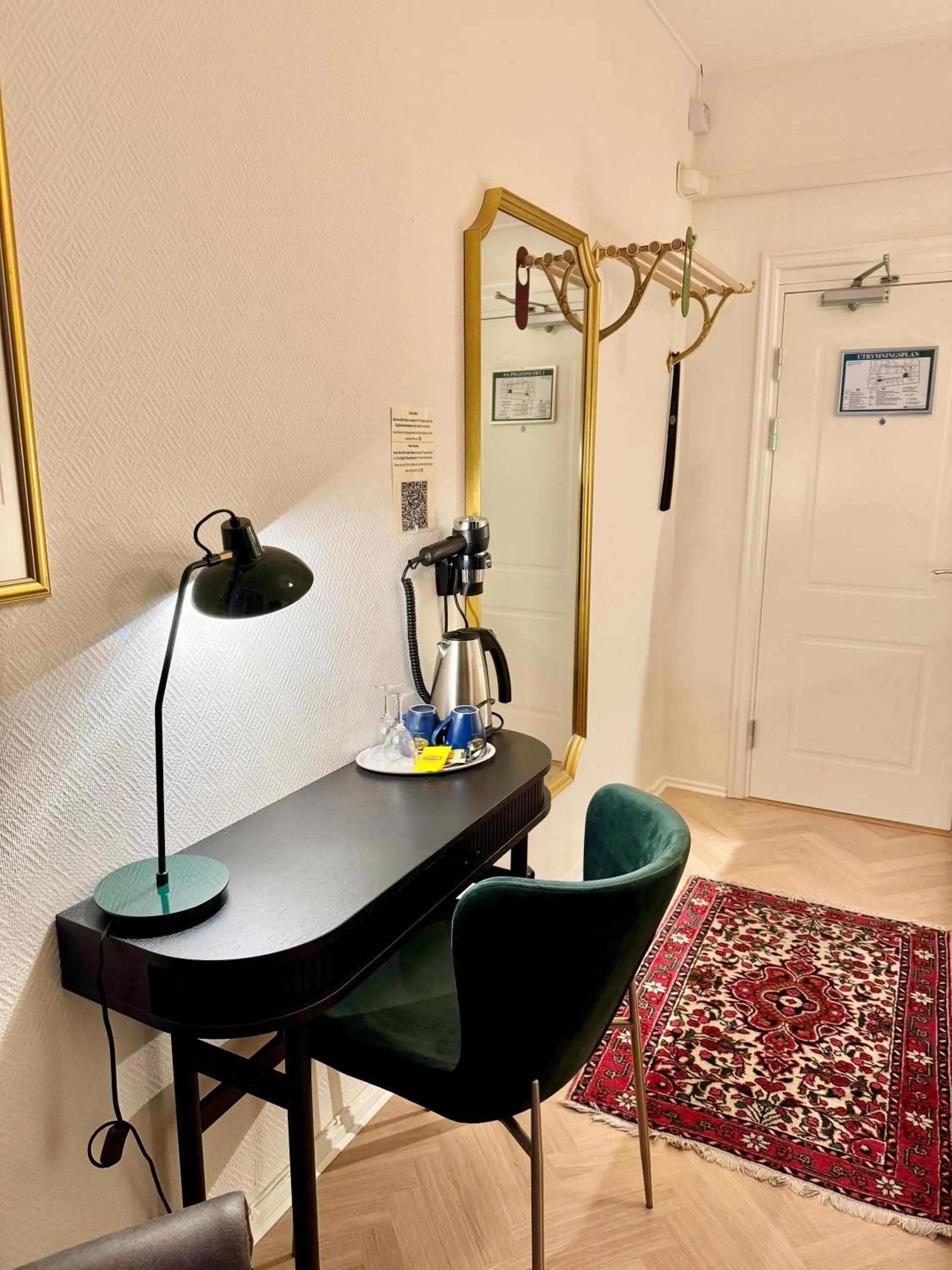 Seating area in Hotel Concordia