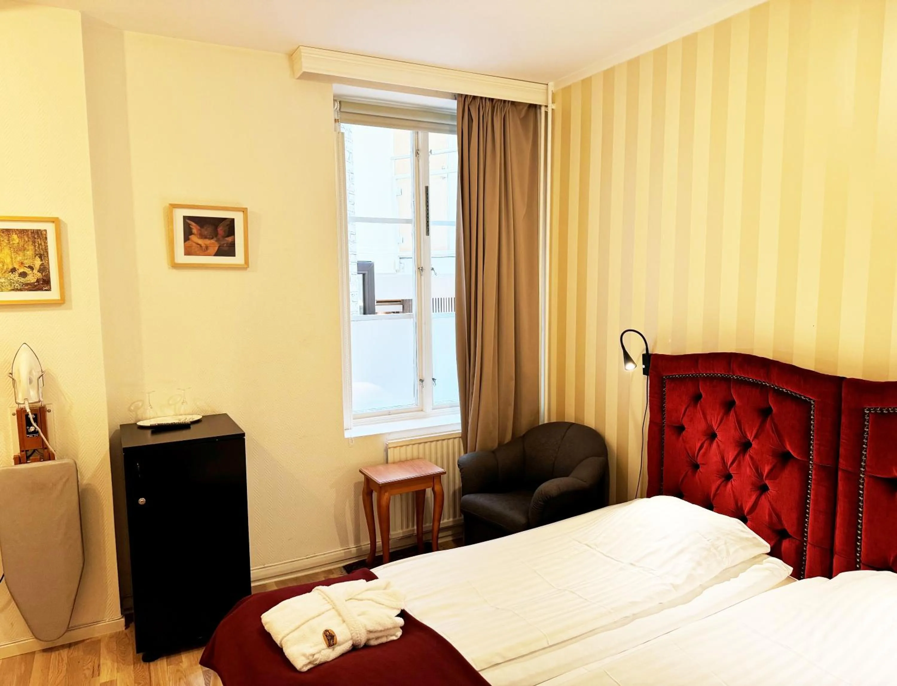 Bed in Hotel Concordia