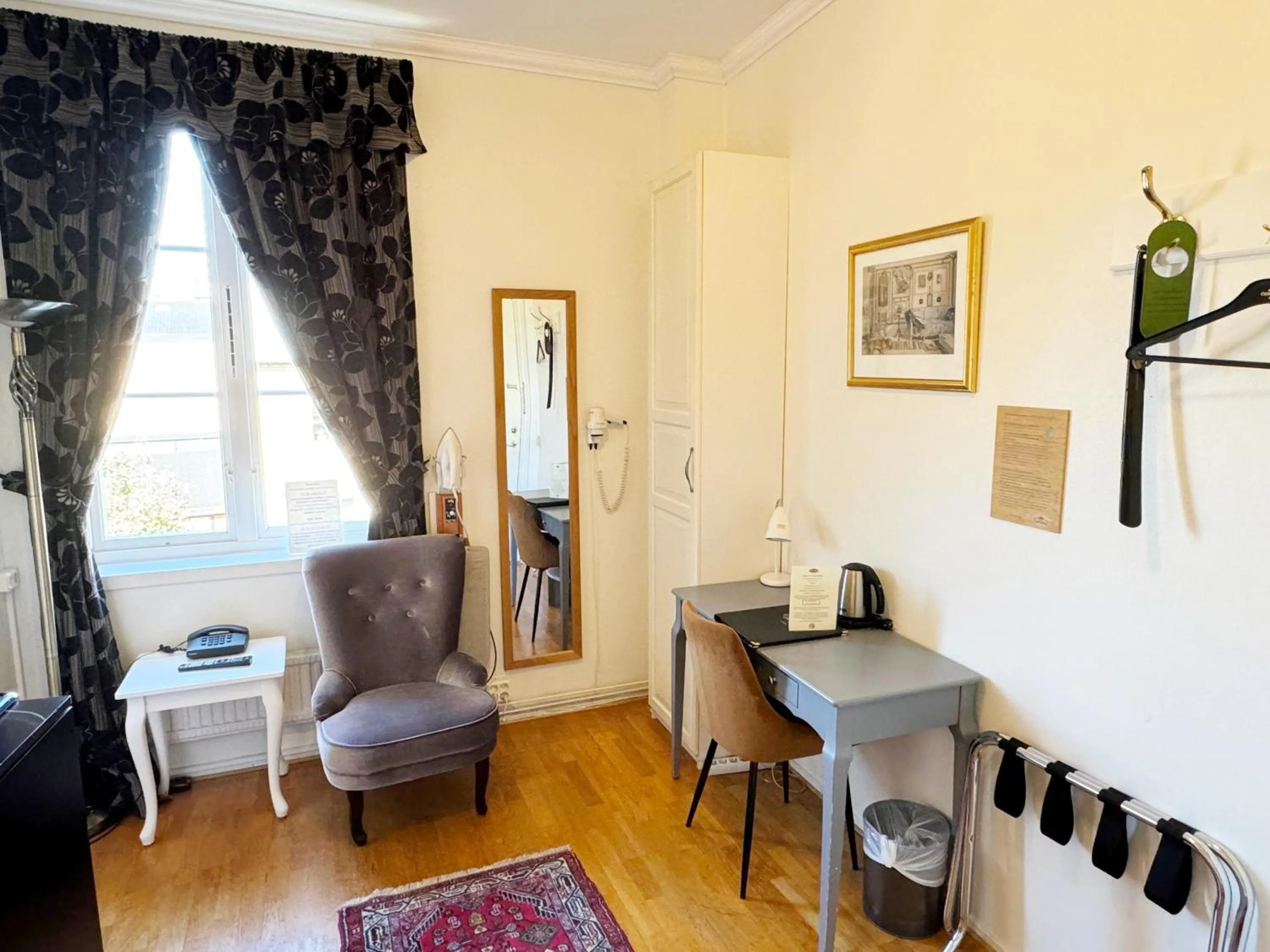 Seating area in Hotel Concordia