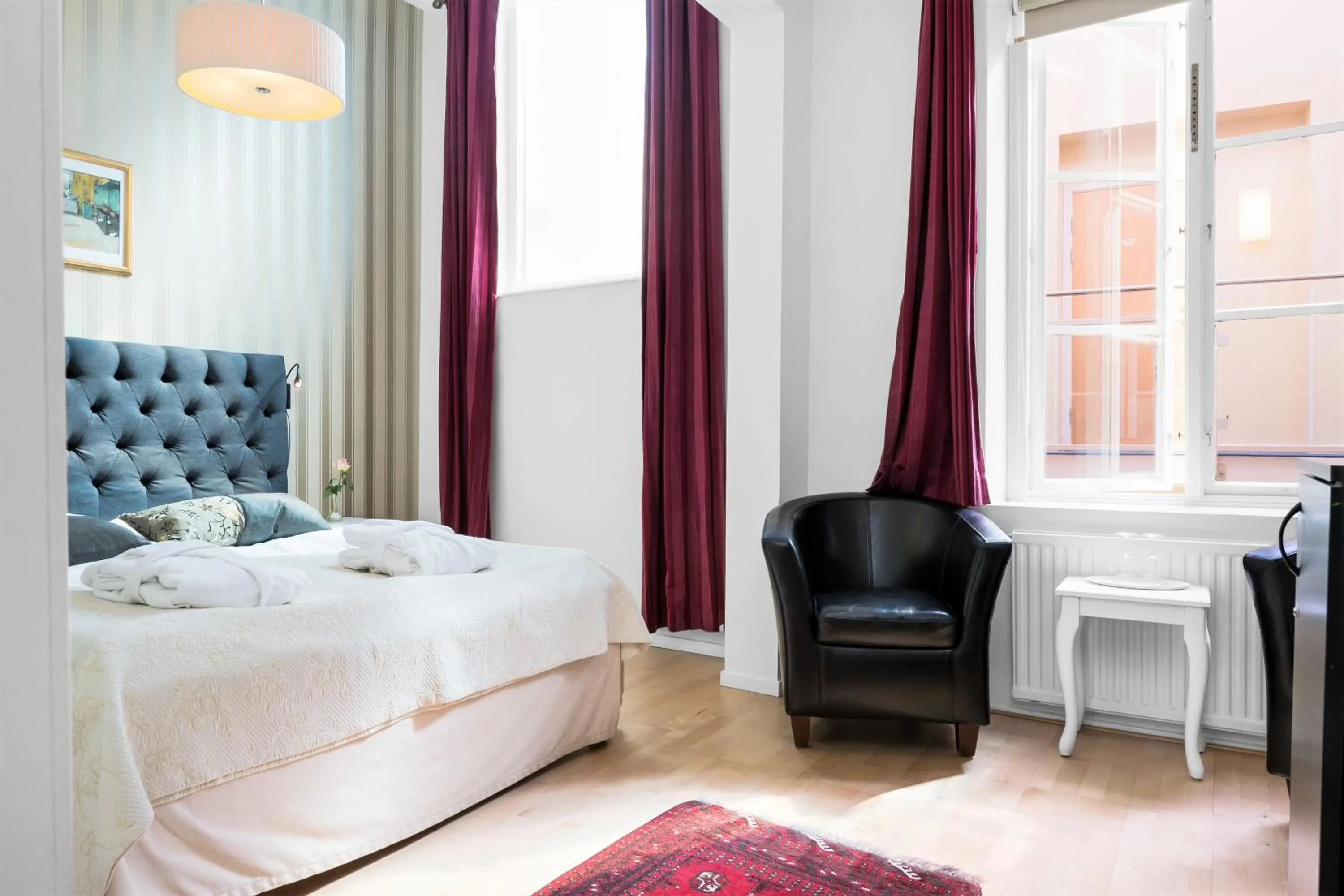 Bed in Hotel Concordia