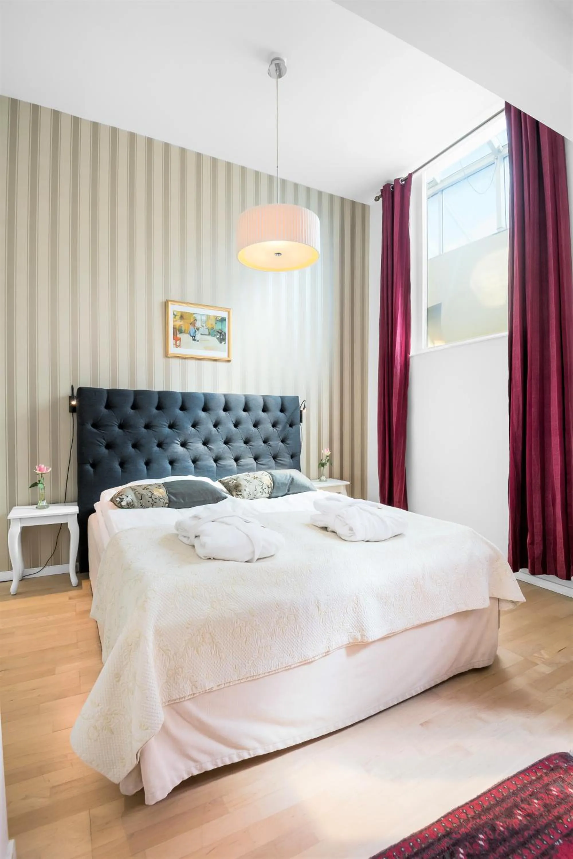 Bed in Hotel Concordia