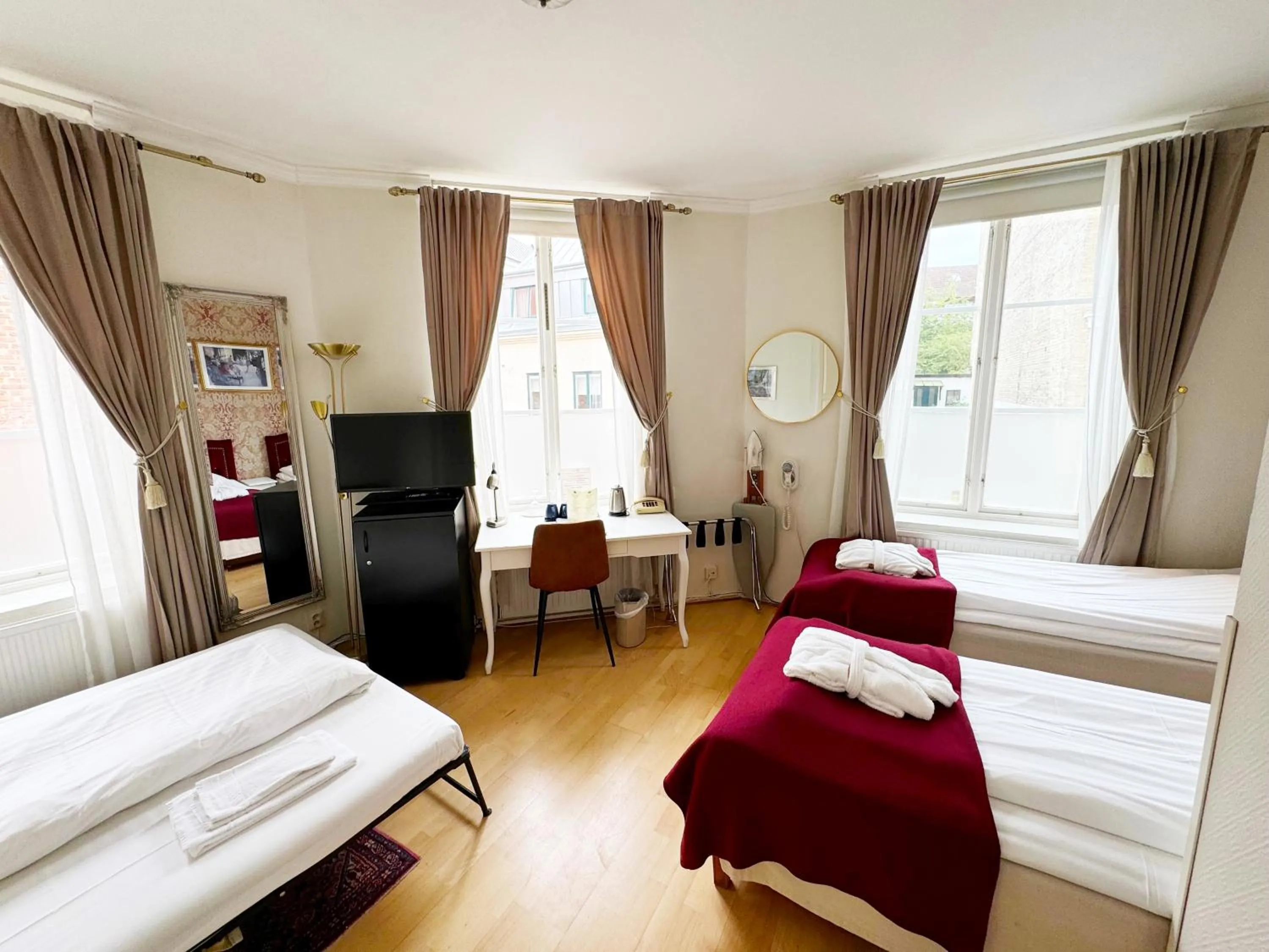 Bed in Hotel Concordia