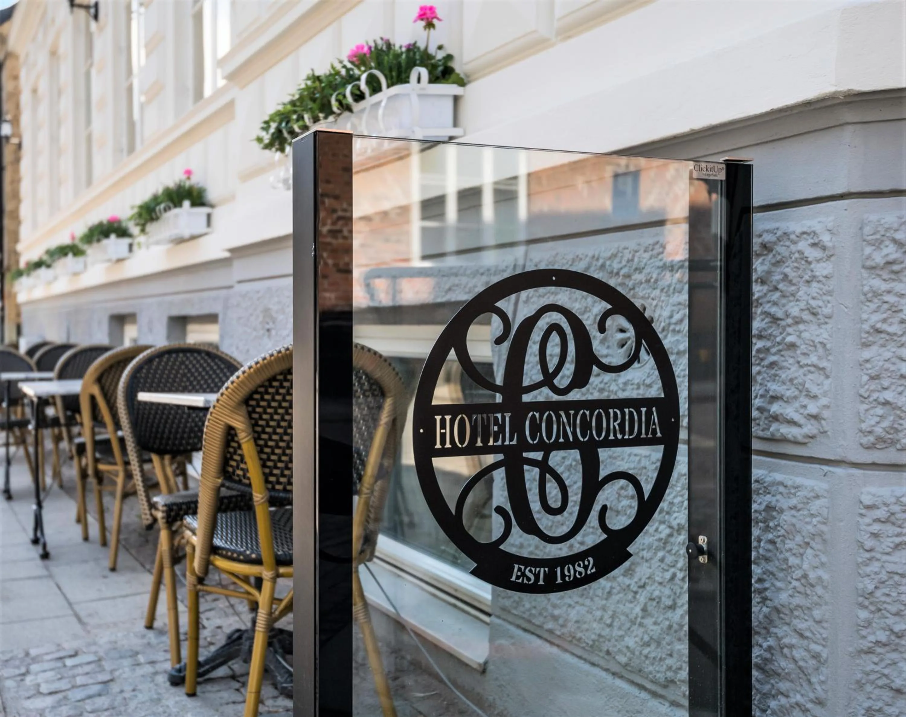 Patio in Hotel Concordia