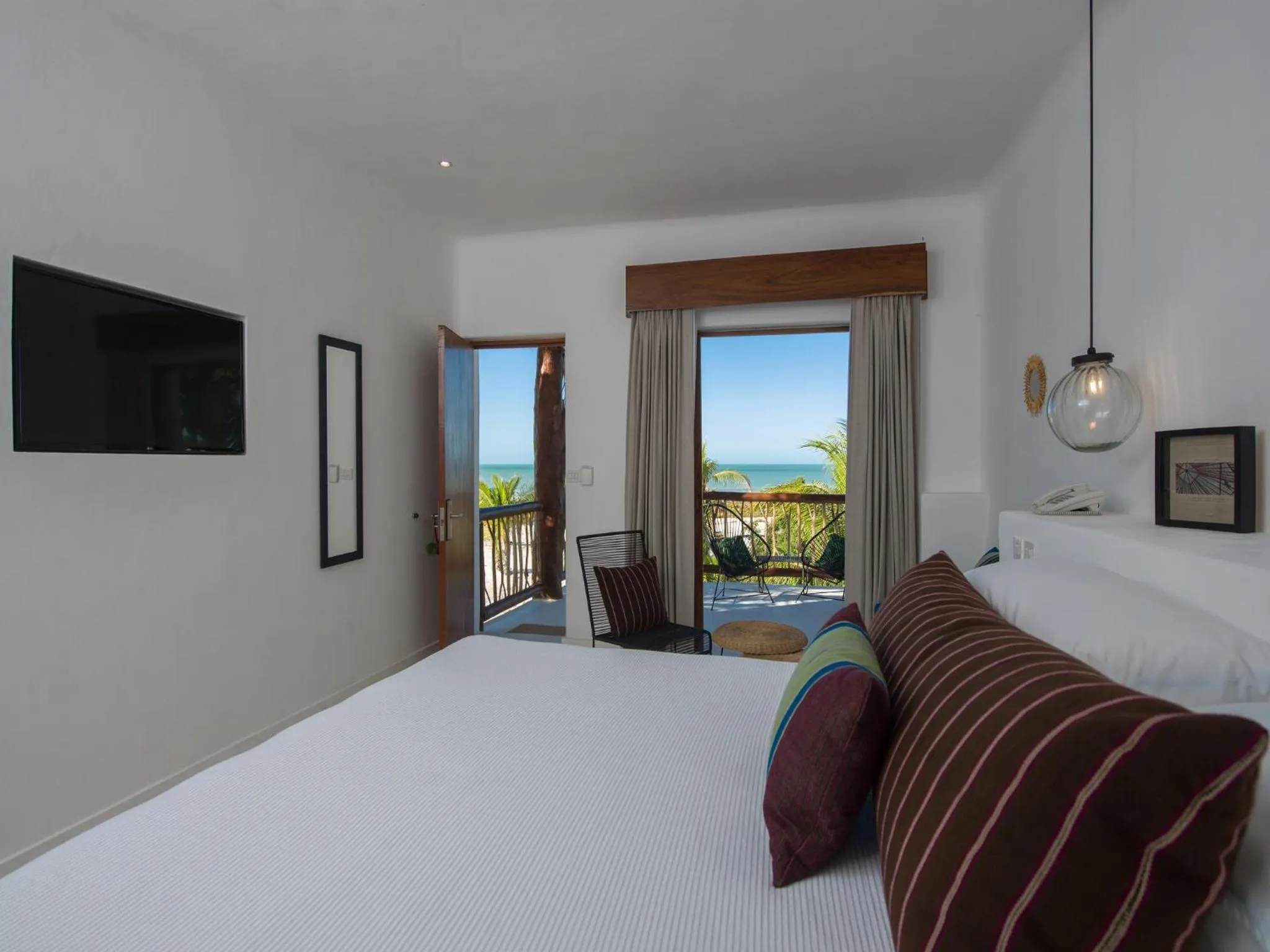 Bedroom, Bed in Villas HM Palapas del Mar