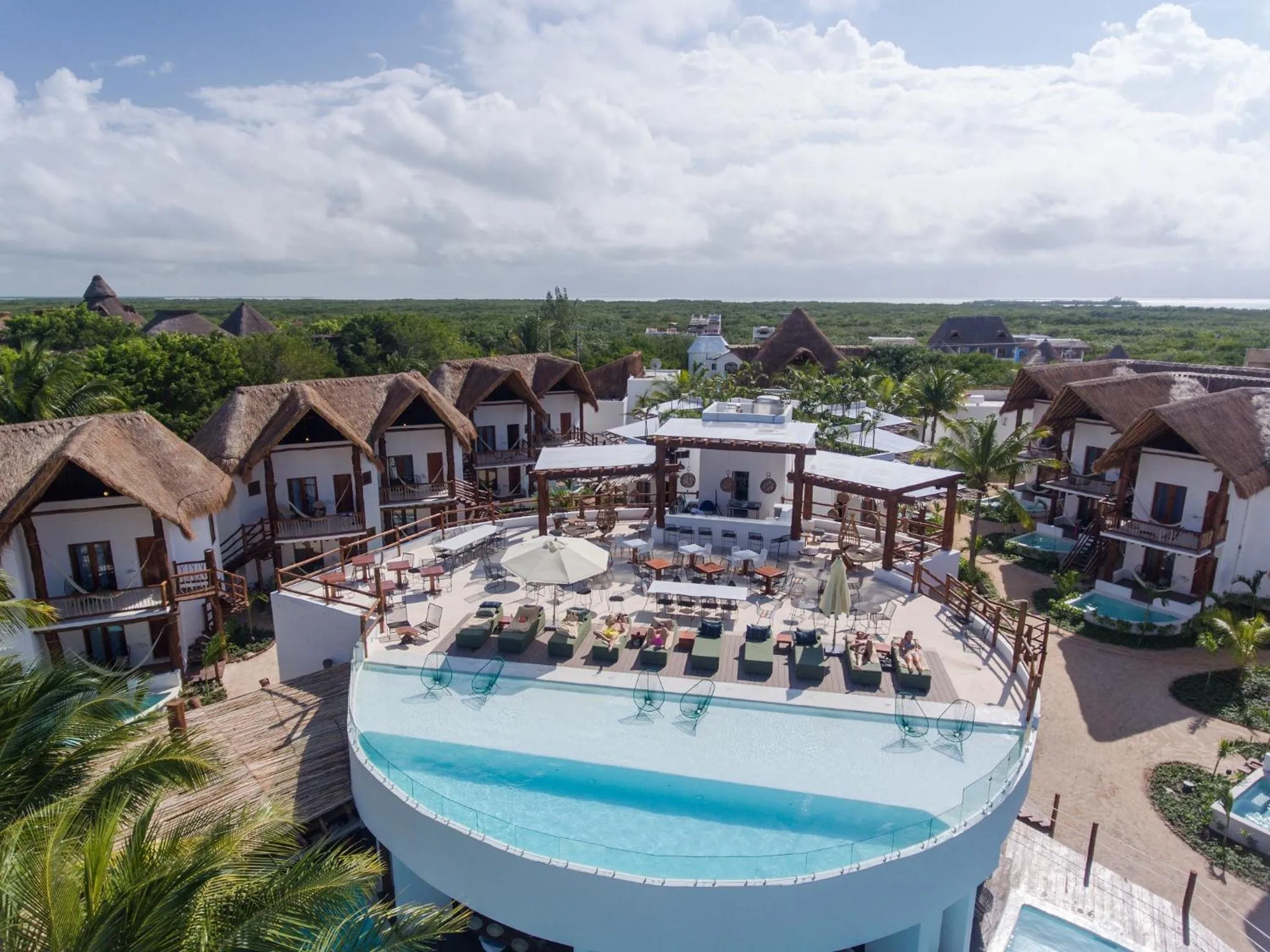 Bird's eye view in Villas HM Palapas del Mar