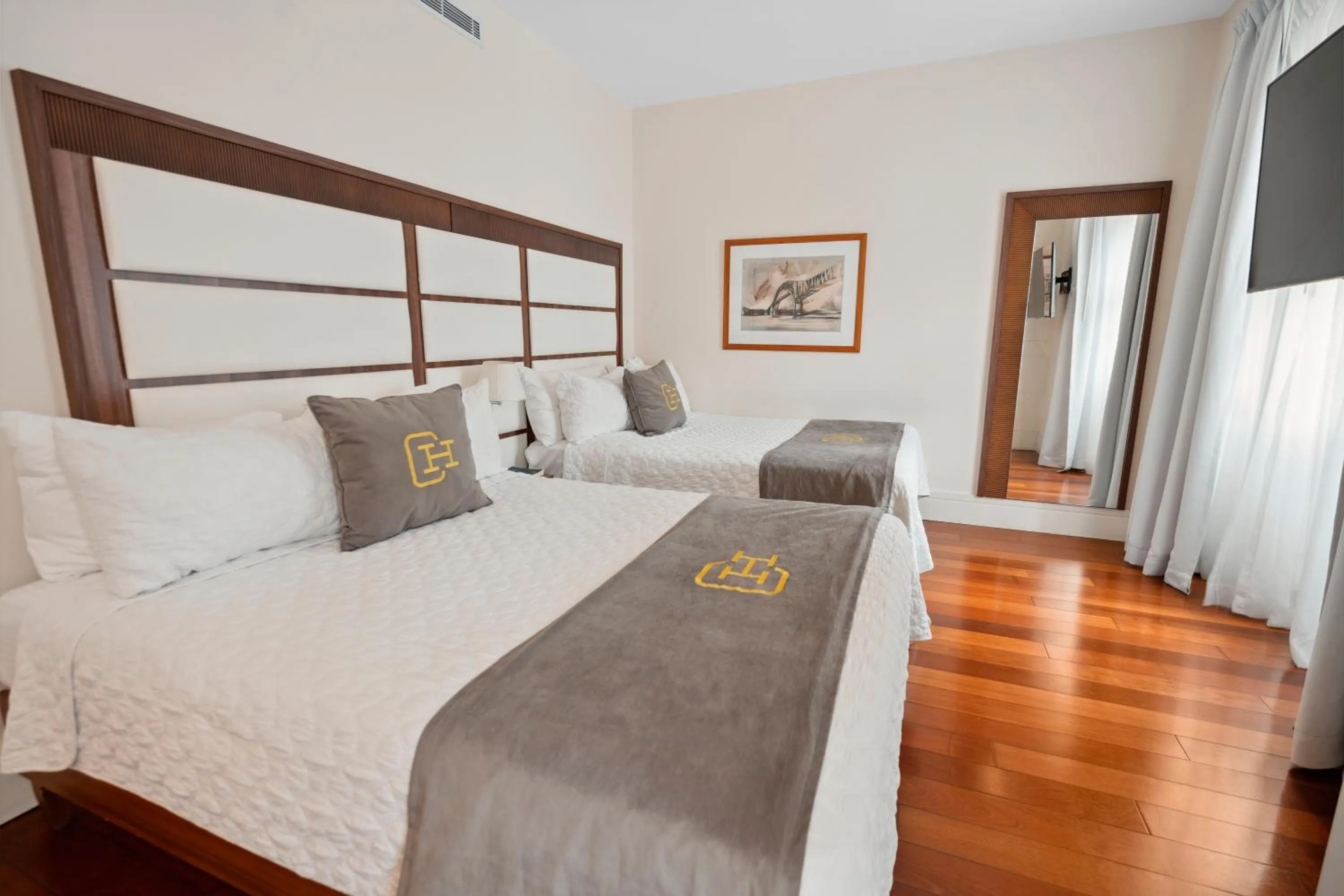 Bed in Central Hotel Panama Casco Viejo