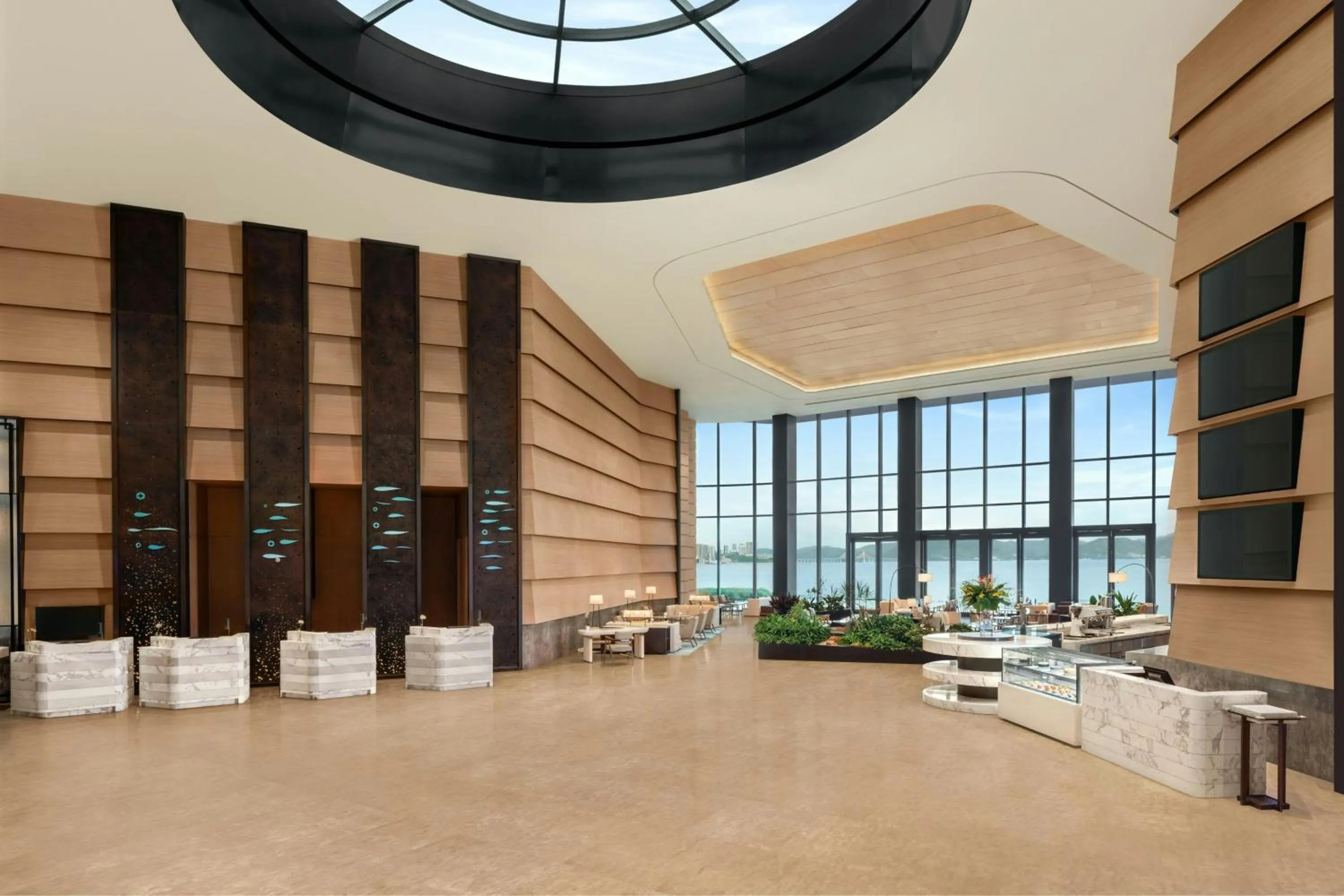 Lobby or reception in Le Meridien Xiaojing Bay