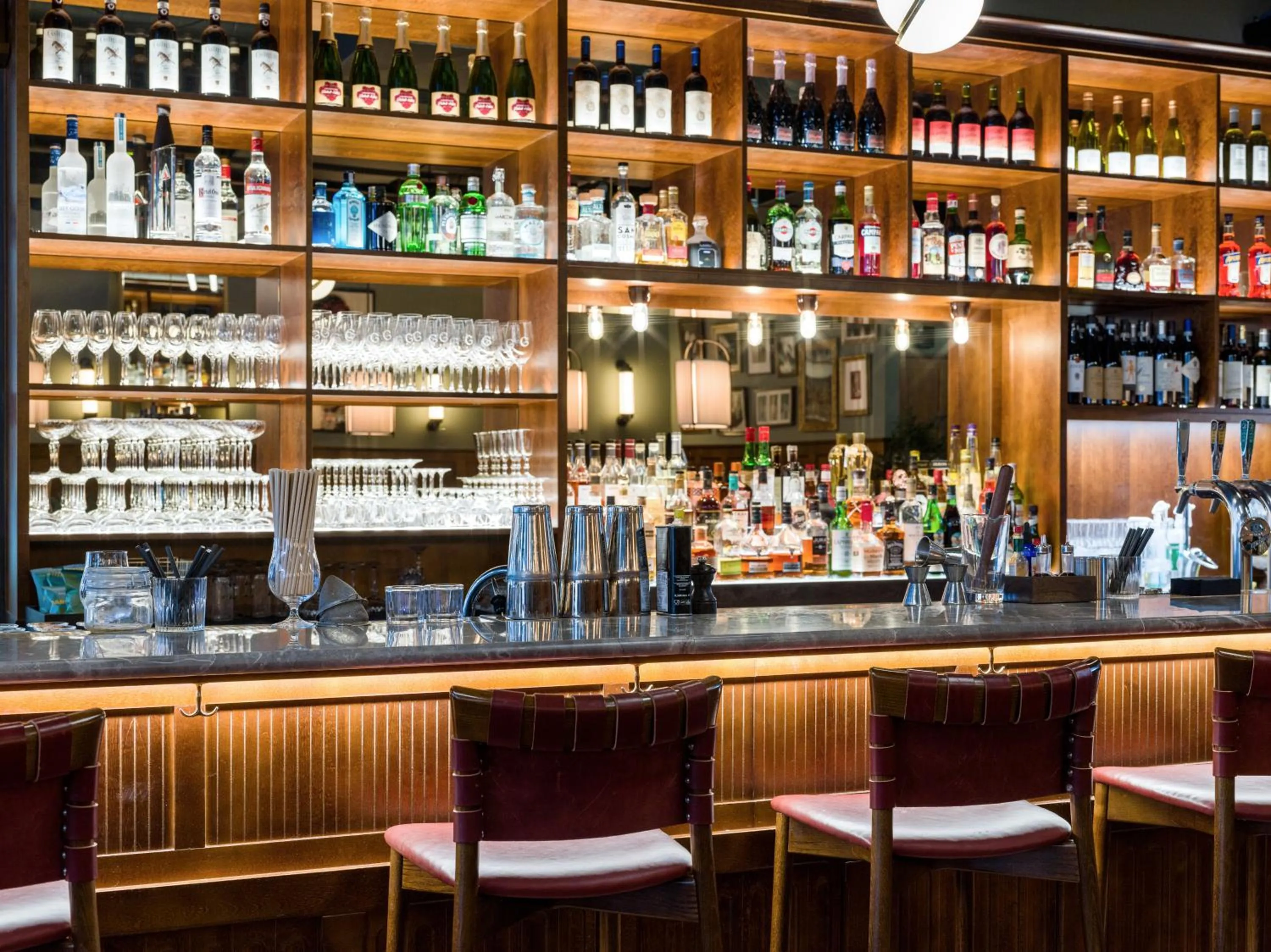 Lounge or bar in Elite Hotel Adlon