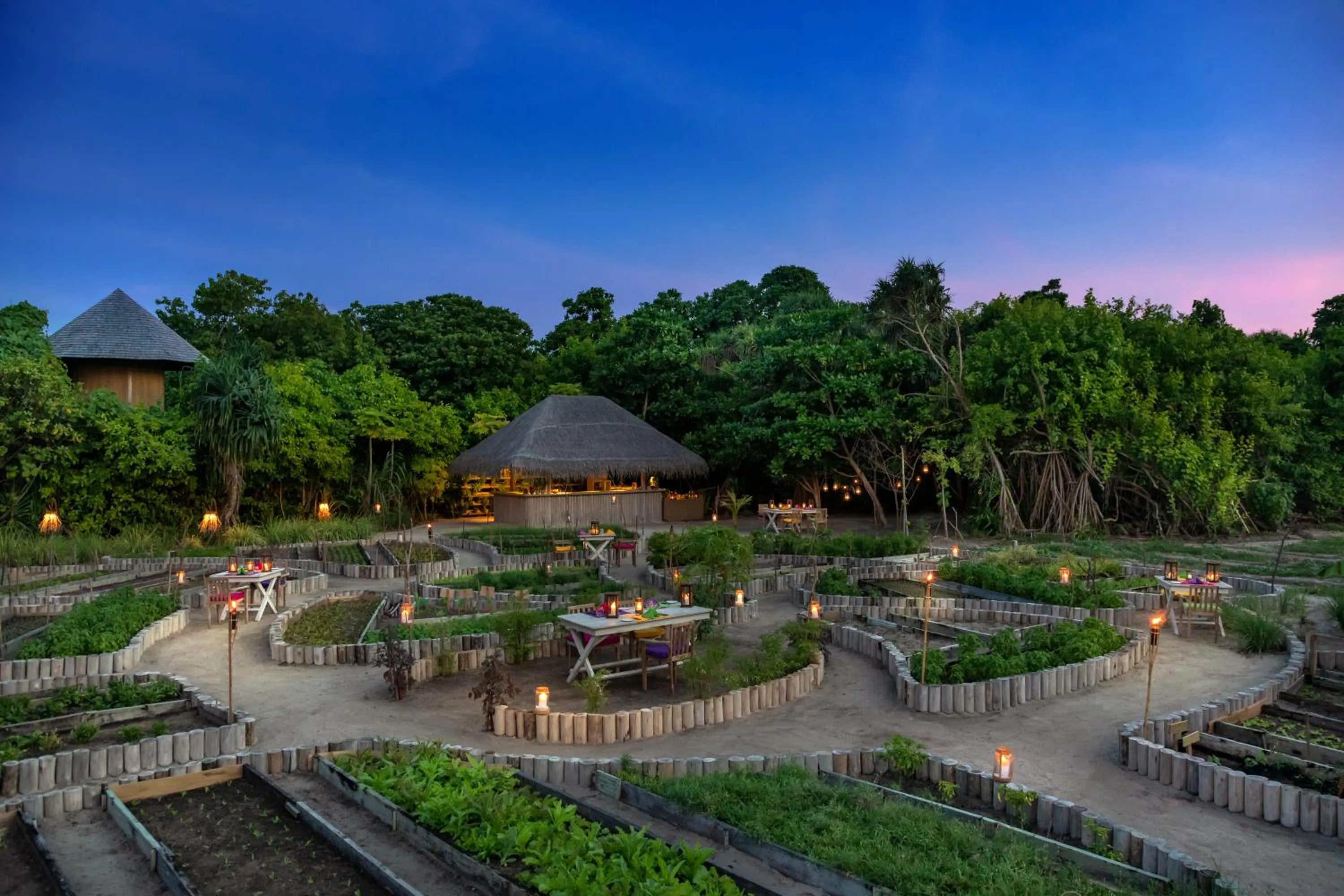 Garden in Soneva Jani