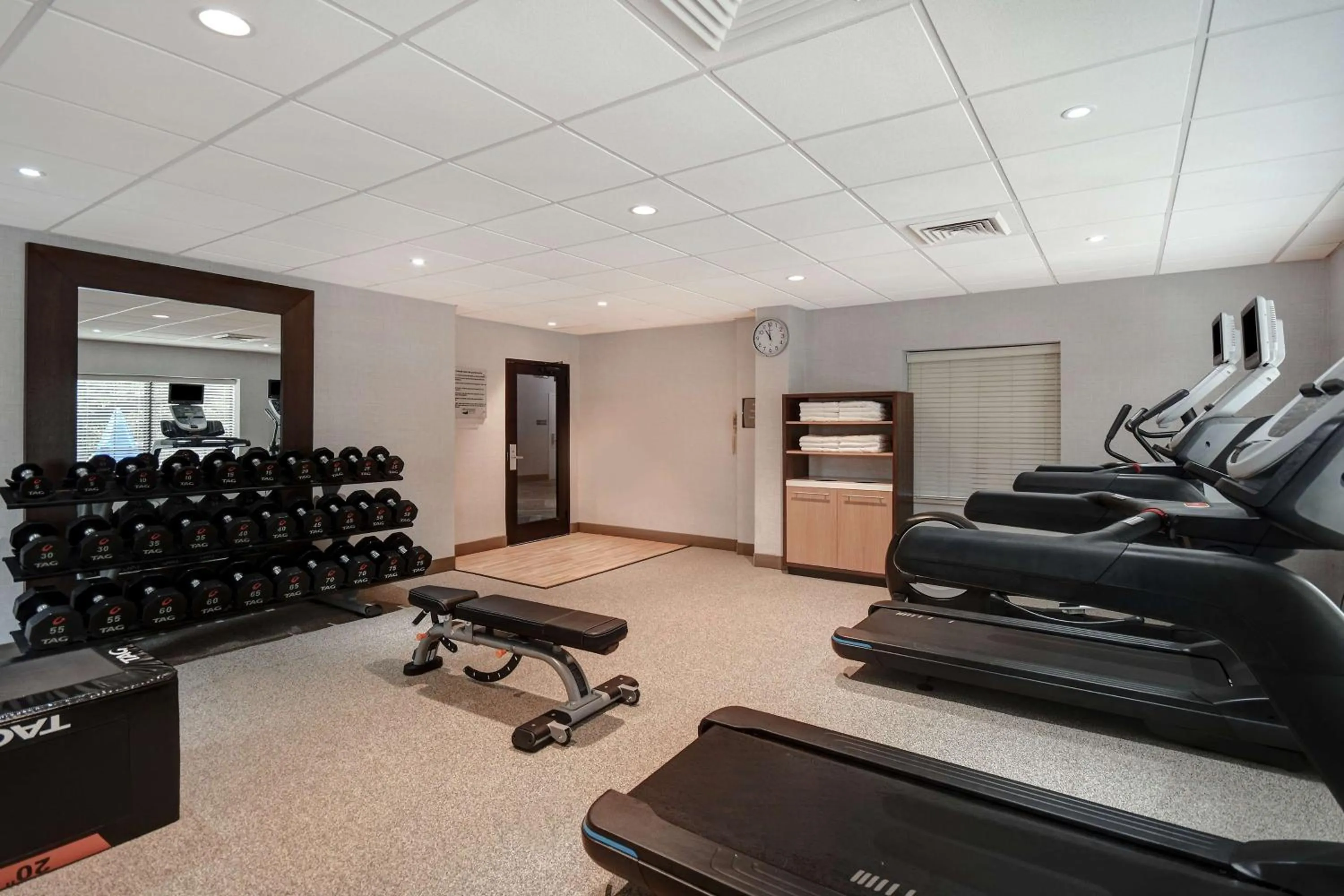 Fitness centre/facilities in Homewood Suites Newport News - Yorktown by Hilton