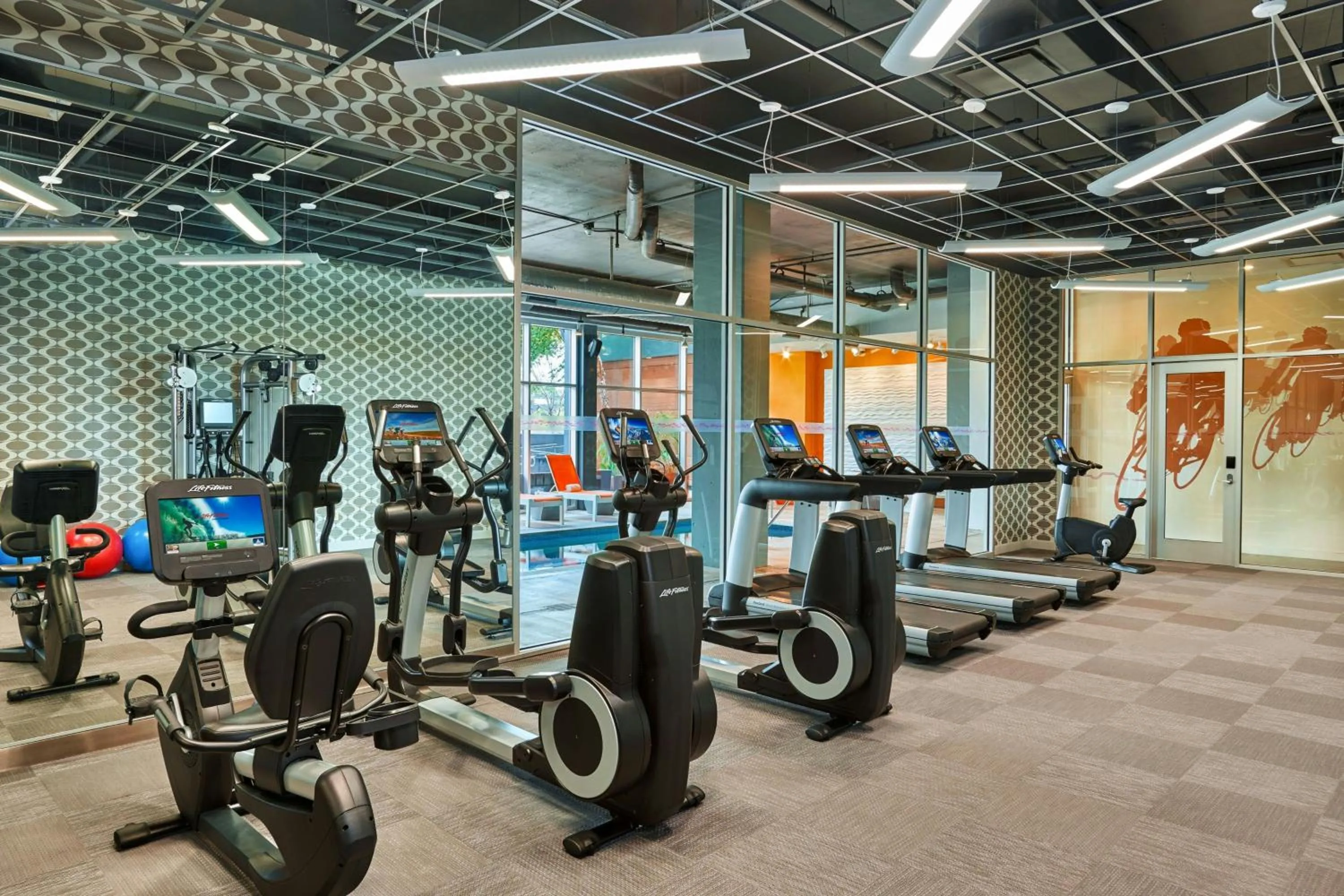 Fitness centre/facilities in Aloft Houston by the Galleria